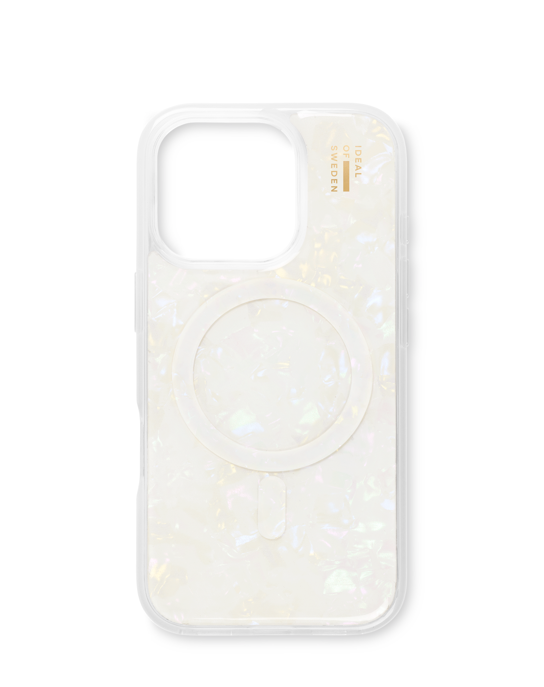Ideal of Sweden Pearlized Case MagSafe White for iPhone 16 Pro Max