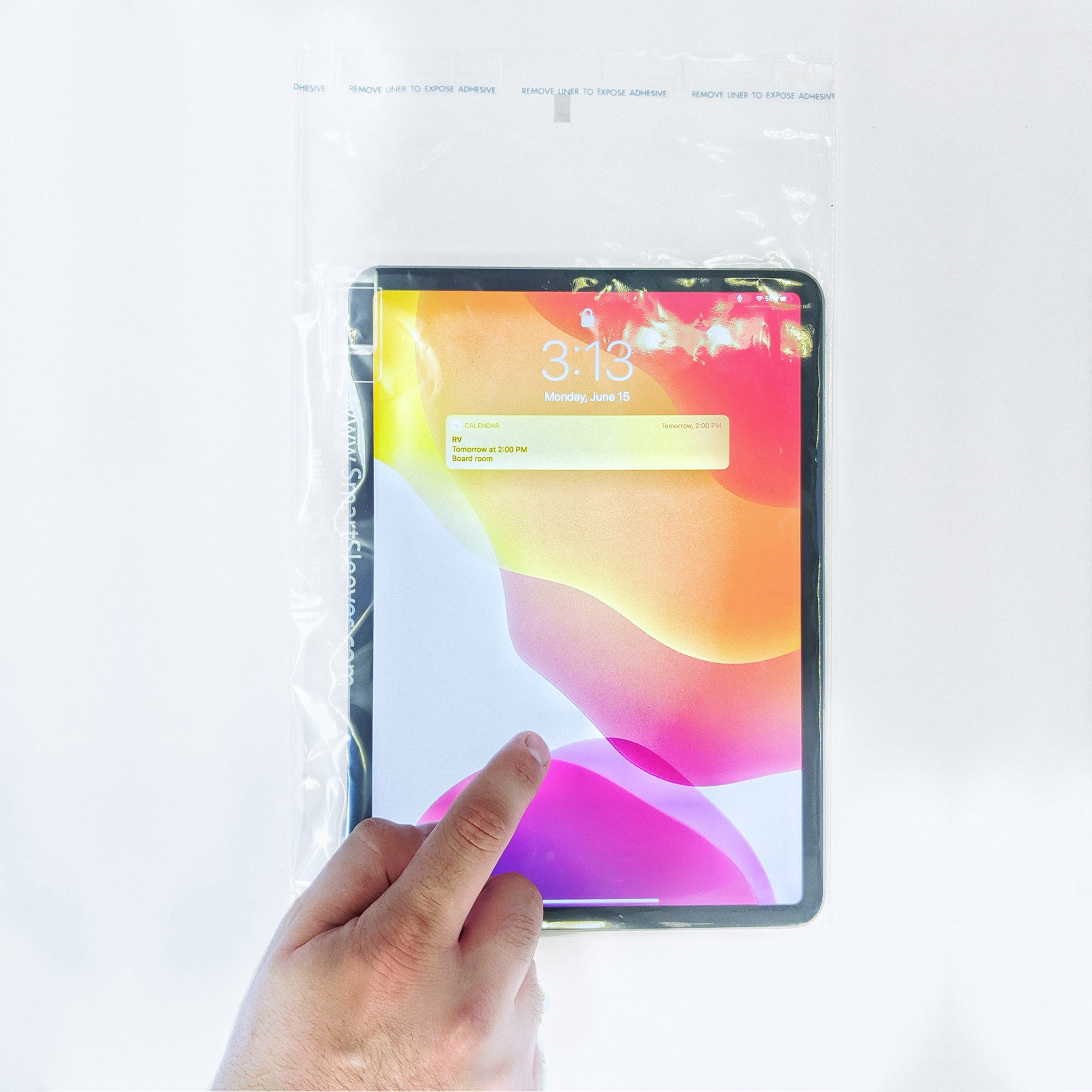 ClearBags Antimicrobial SmartSleeves for Tablets - XLarge (250pcs) - 15-07388