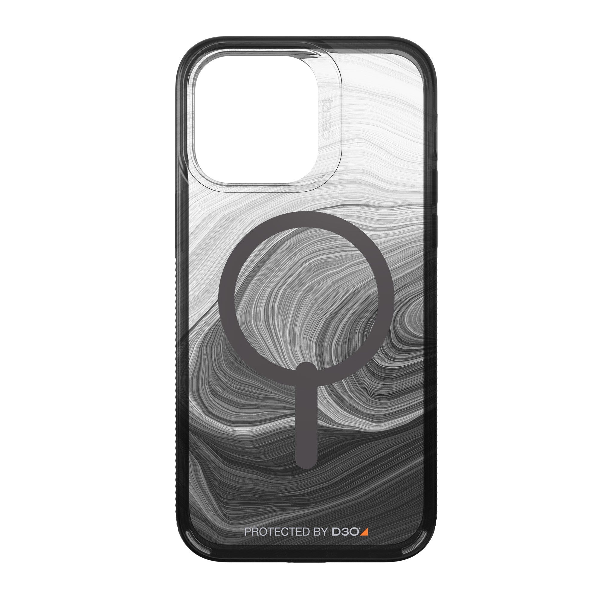 iPhone 14 Pro Max Gear4 D3O Milan Snap Case - Black Swirl - 15-10147