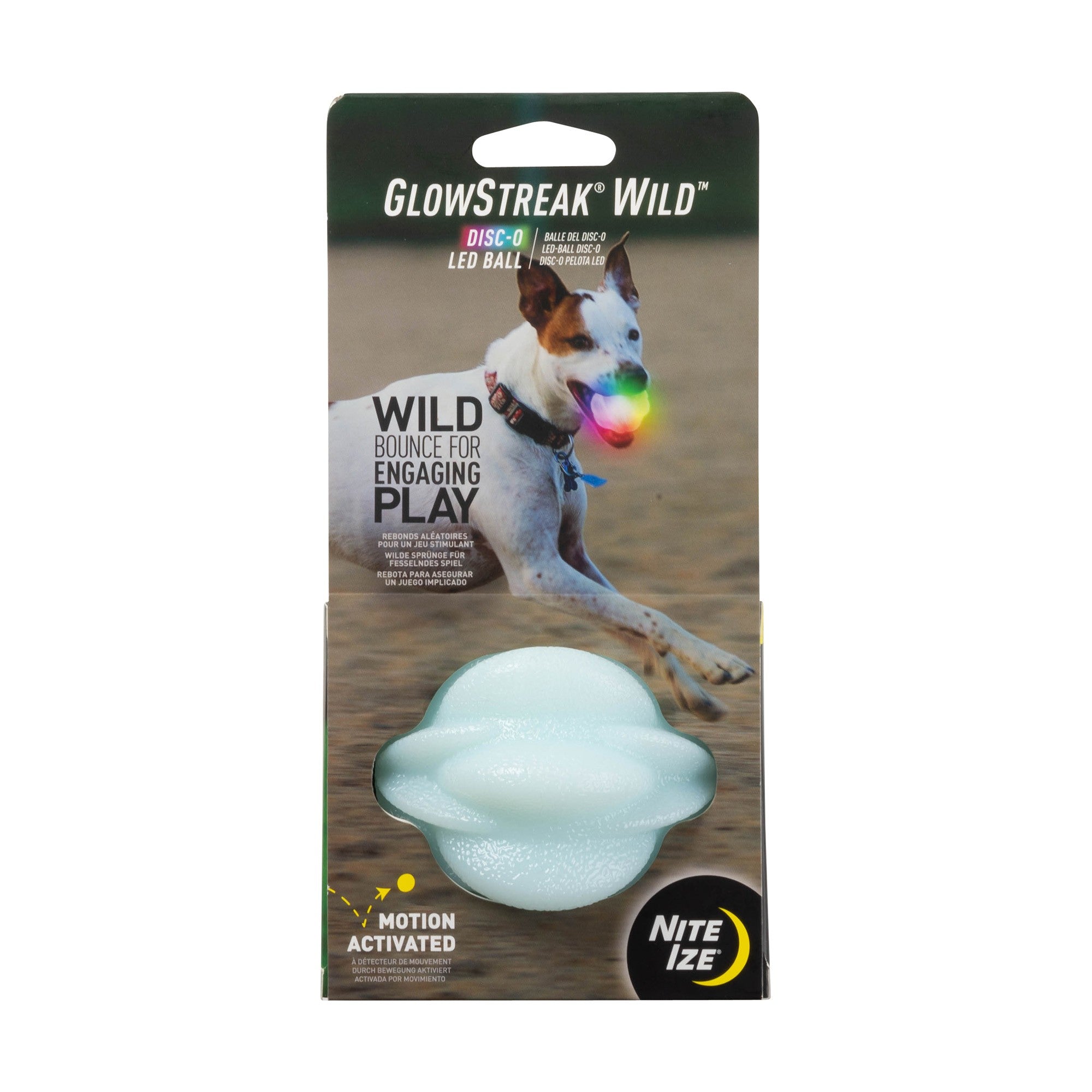 Nite Ize GlowStreak Wild LED Ball - Disc-O - 15-11179