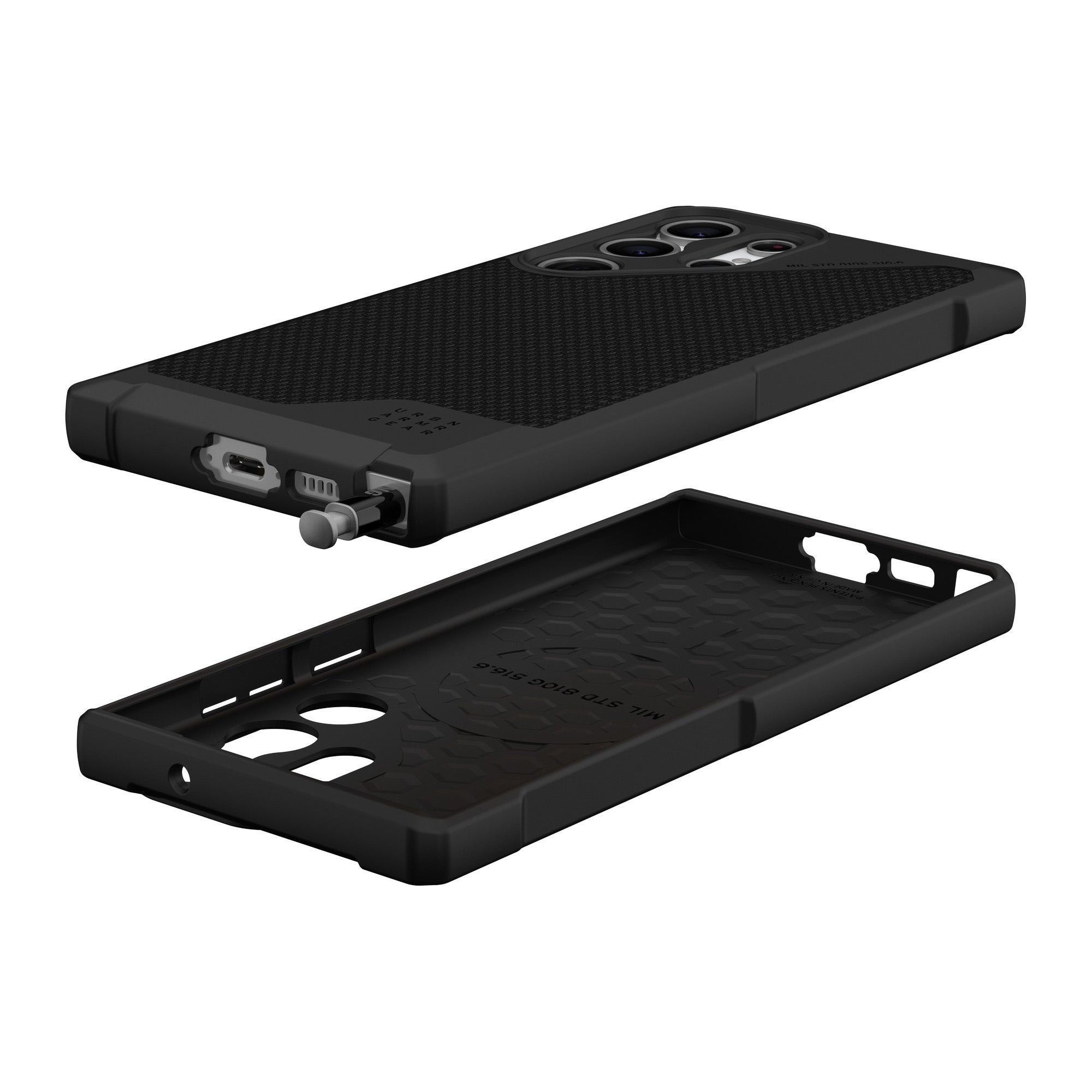 Samsung Galaxy S23 Ultra 5G UAG Metropolis LT Pro Case - Kevlar Black - 15-11219