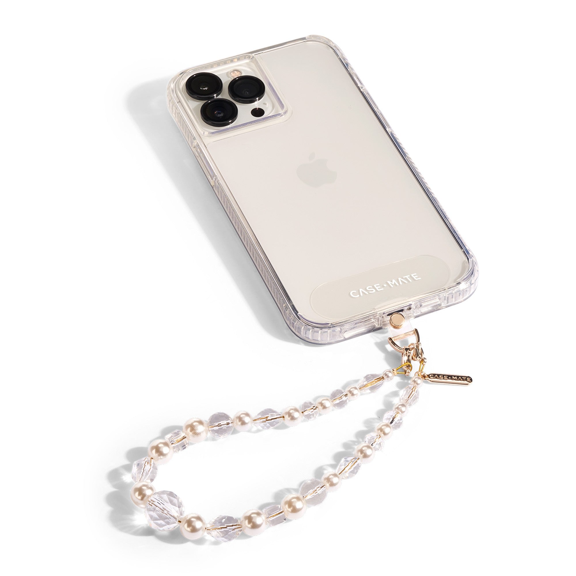 Universal Case-Mate Beaded Phone Wristlet - Crystal Pearl - 15-11273