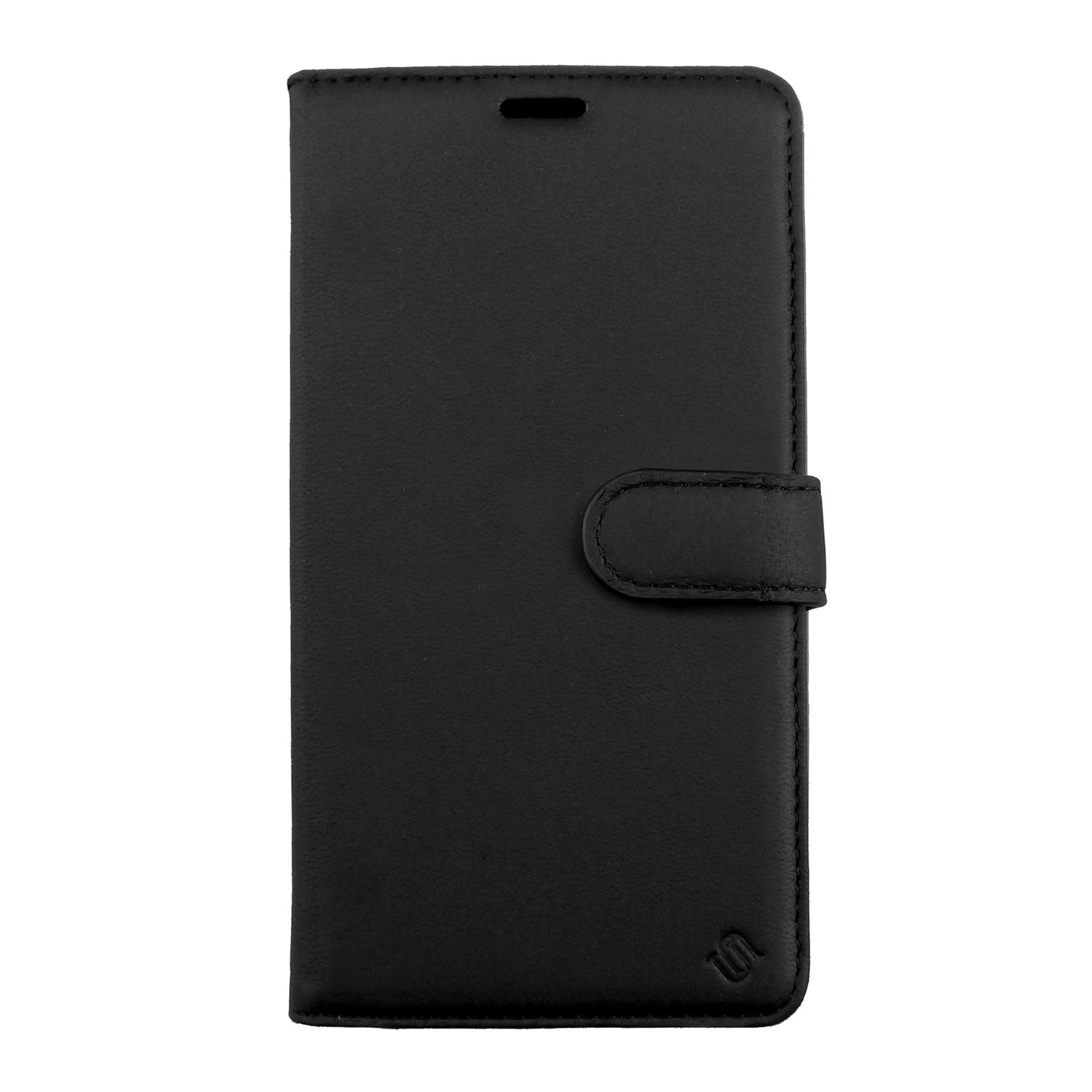 iPhone 15 Pro Uunique 2-in-1 Leather Folio + Detachable Back MagSafe Case - Black/Red - 15-11351