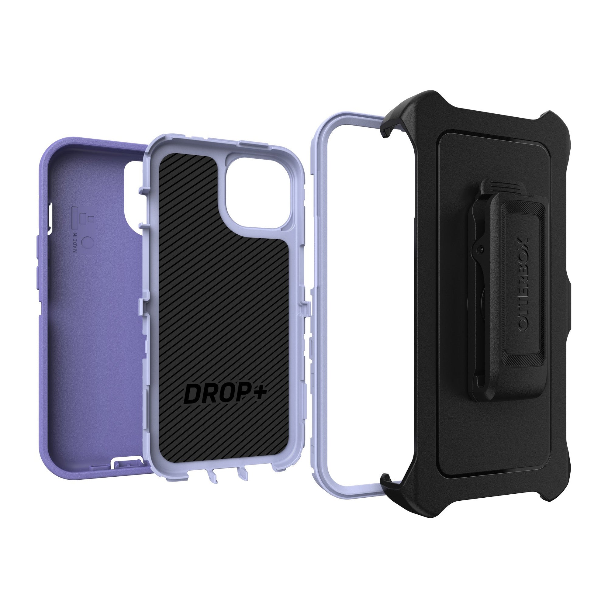 iPhone 17e/16e/15/14/13 Otterbox Defender Series Case - Purple - Mountain Majesty - 15-11386