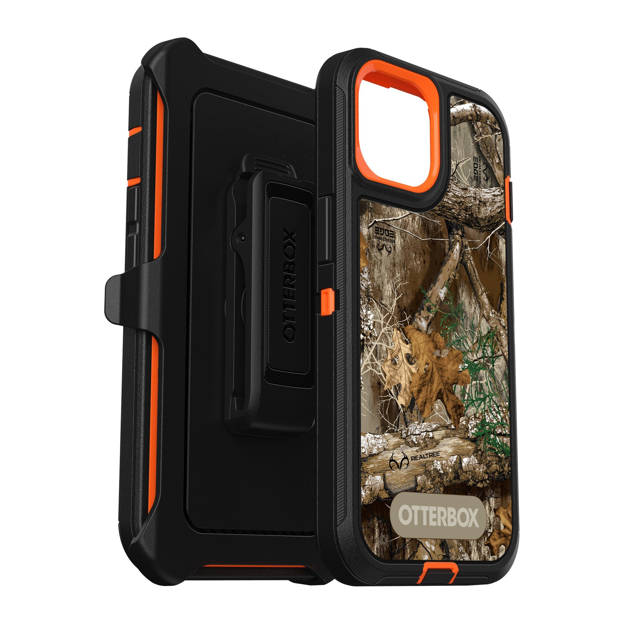 iPhone 17e/16e/15/14/13 Otterbox Defender Graphics Series Case - Black - RealTree Edge - 15-11394