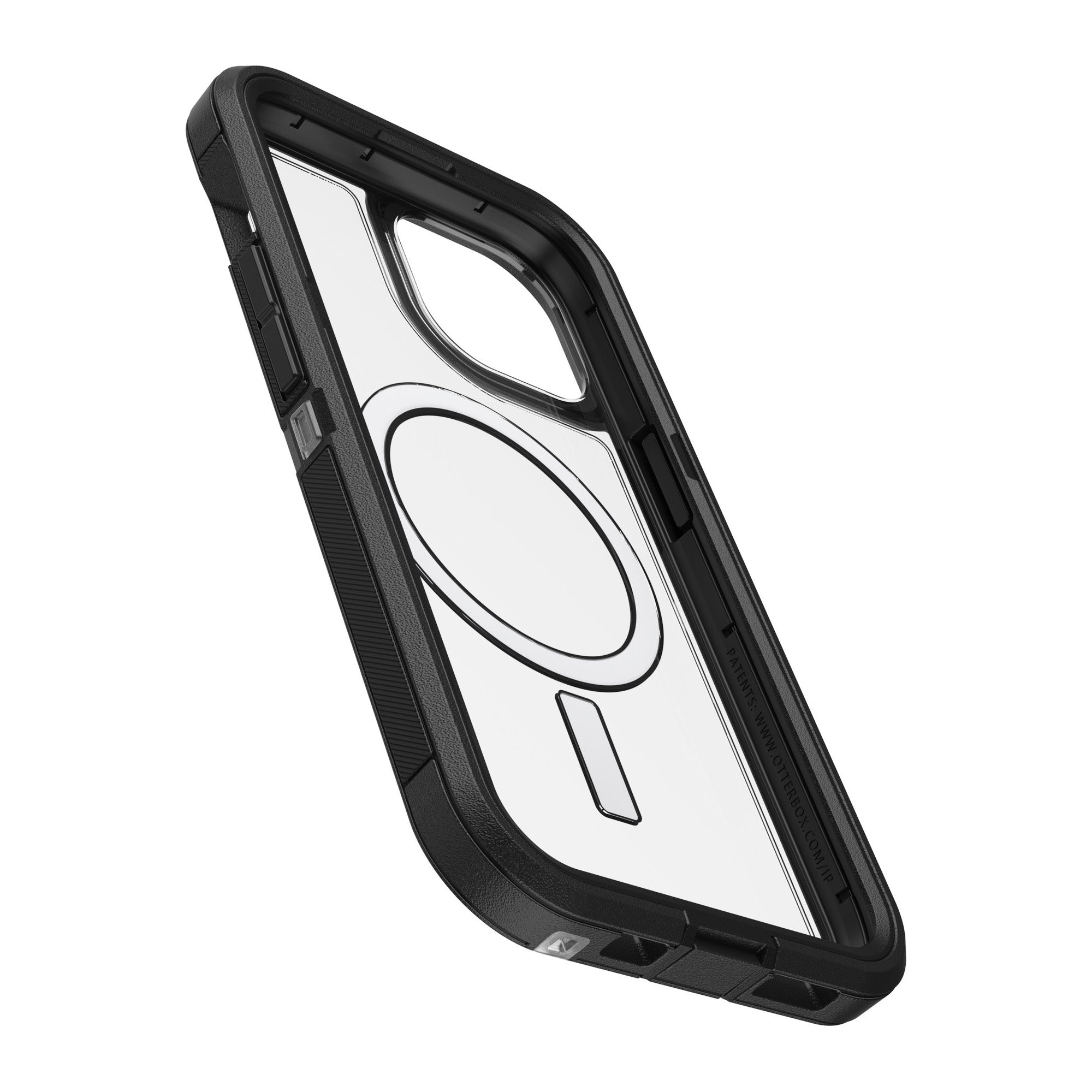 iPhone 17e/16e/15/14/13 Otterbox Defender XT w/ MagSafe Clear Series Case - Clear/Black - Dark Side - 15-11410