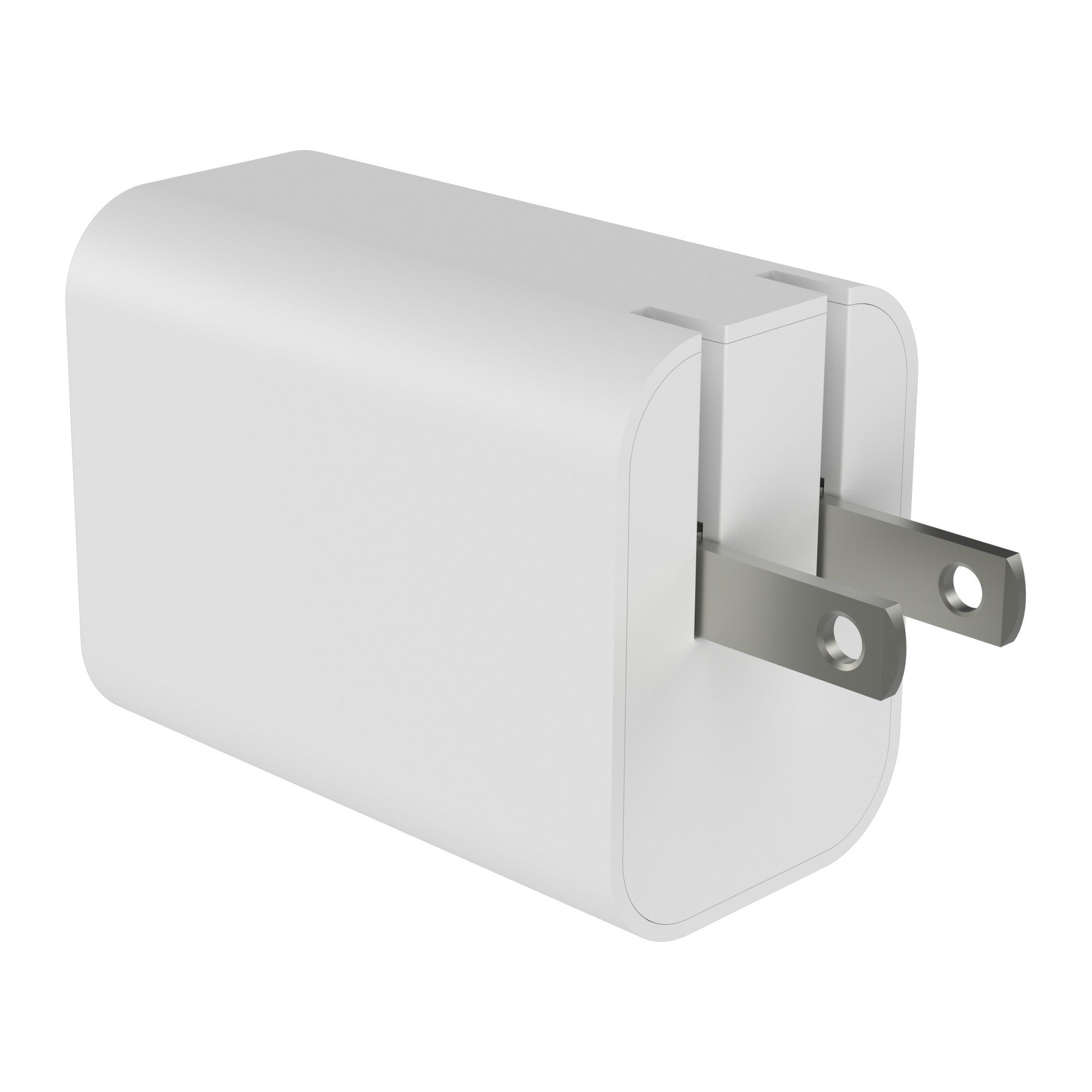 Mophie 42W Dual USB-A & USB-C PD Wall Charger - White - 15-11427