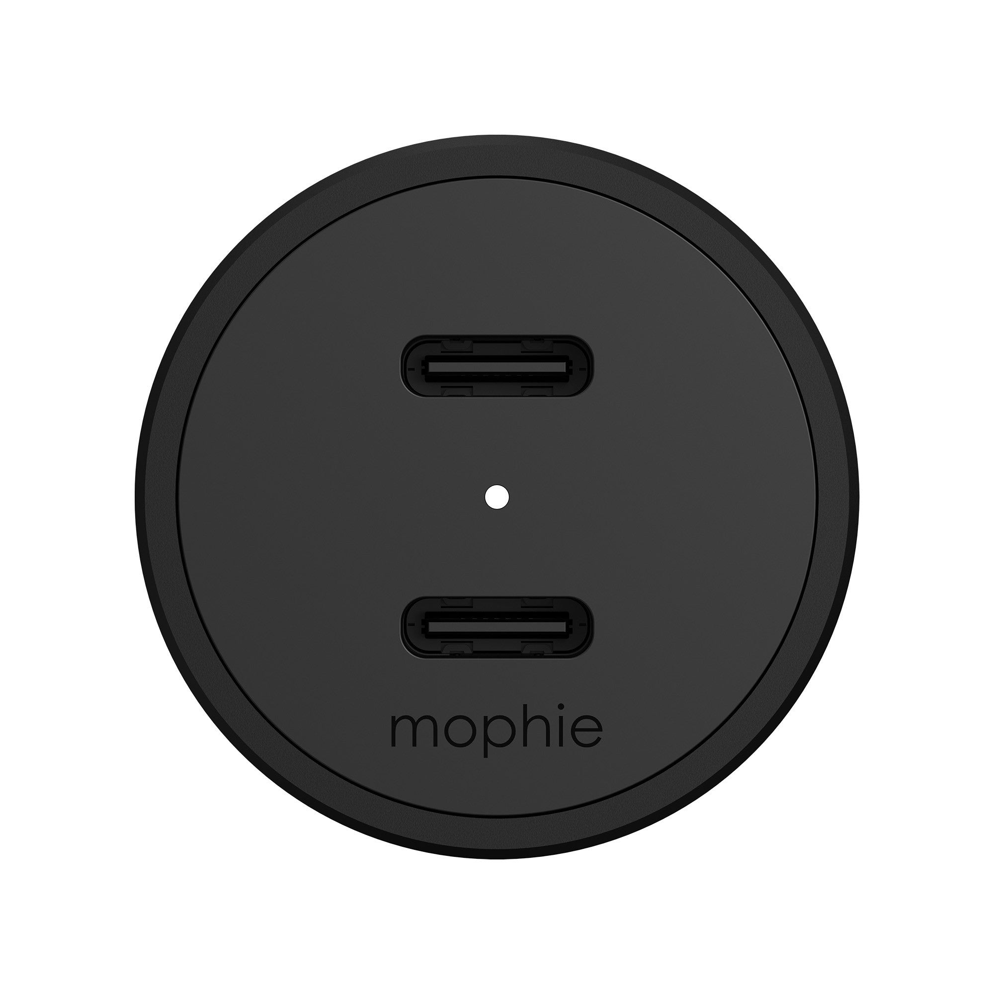 Mophie 60W Dual USB-C Car Charger - Black - 15-11429