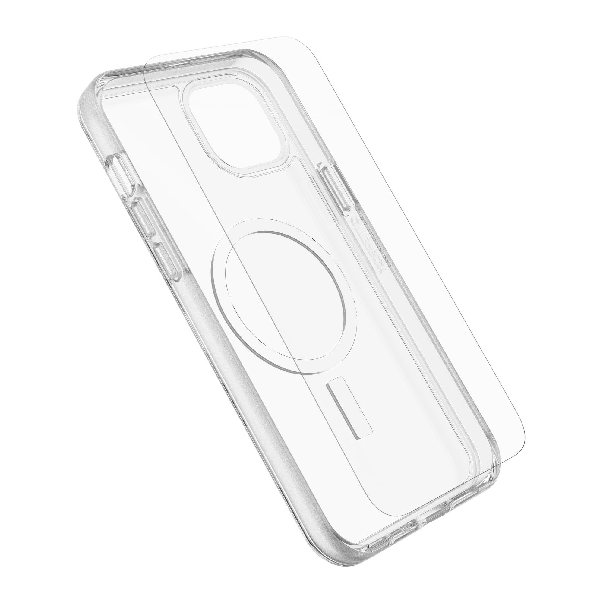 iPhone 15 Plus/14 Plus Otterbox Symmetry w/ Magsafe - Protection + Power Kit Bundle - Clear - 15-11456