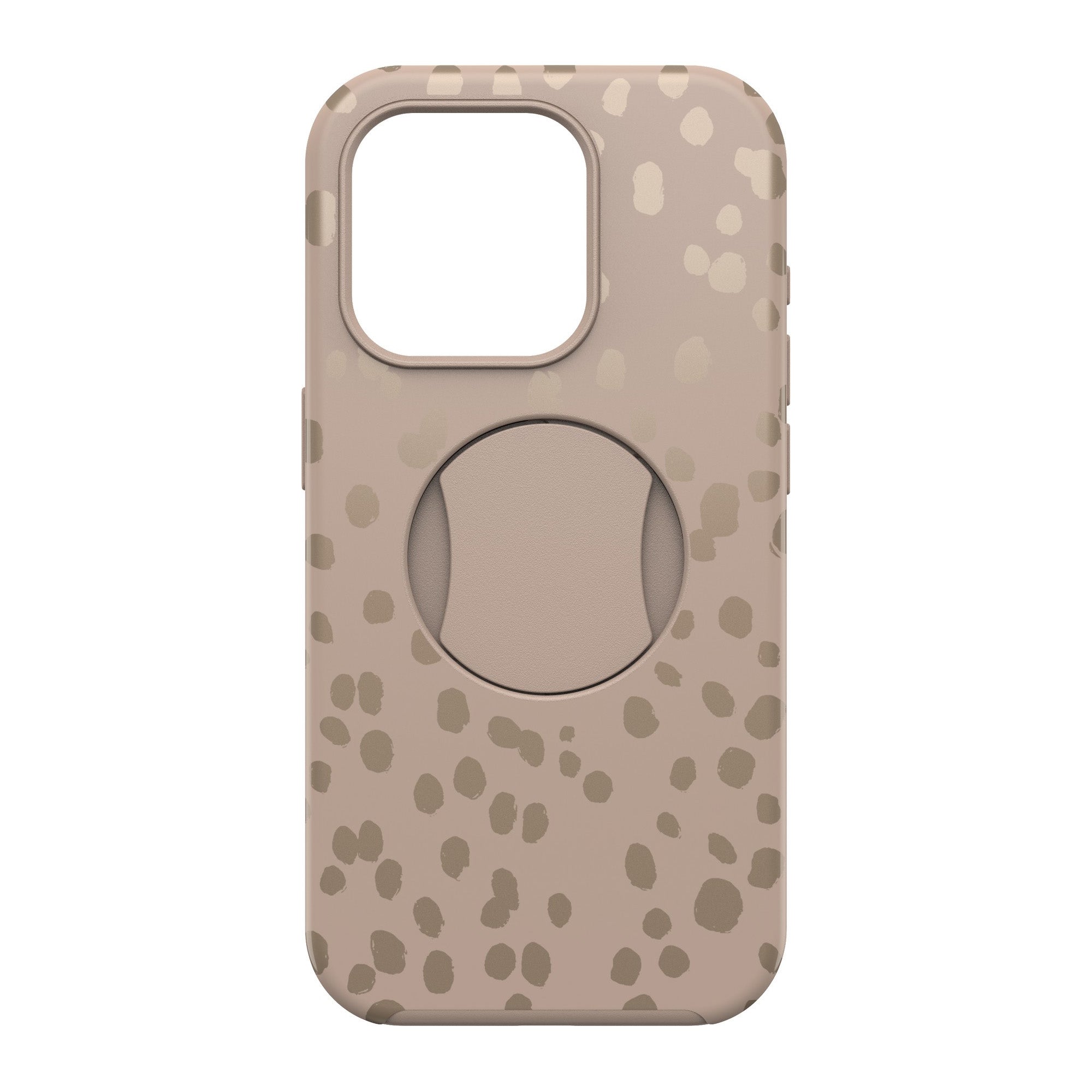 iPhone 15 Pro Otterbox OtterGrip Symmetry w/ MagSafe Series Case - Brown (On The Spot) - 15-11543