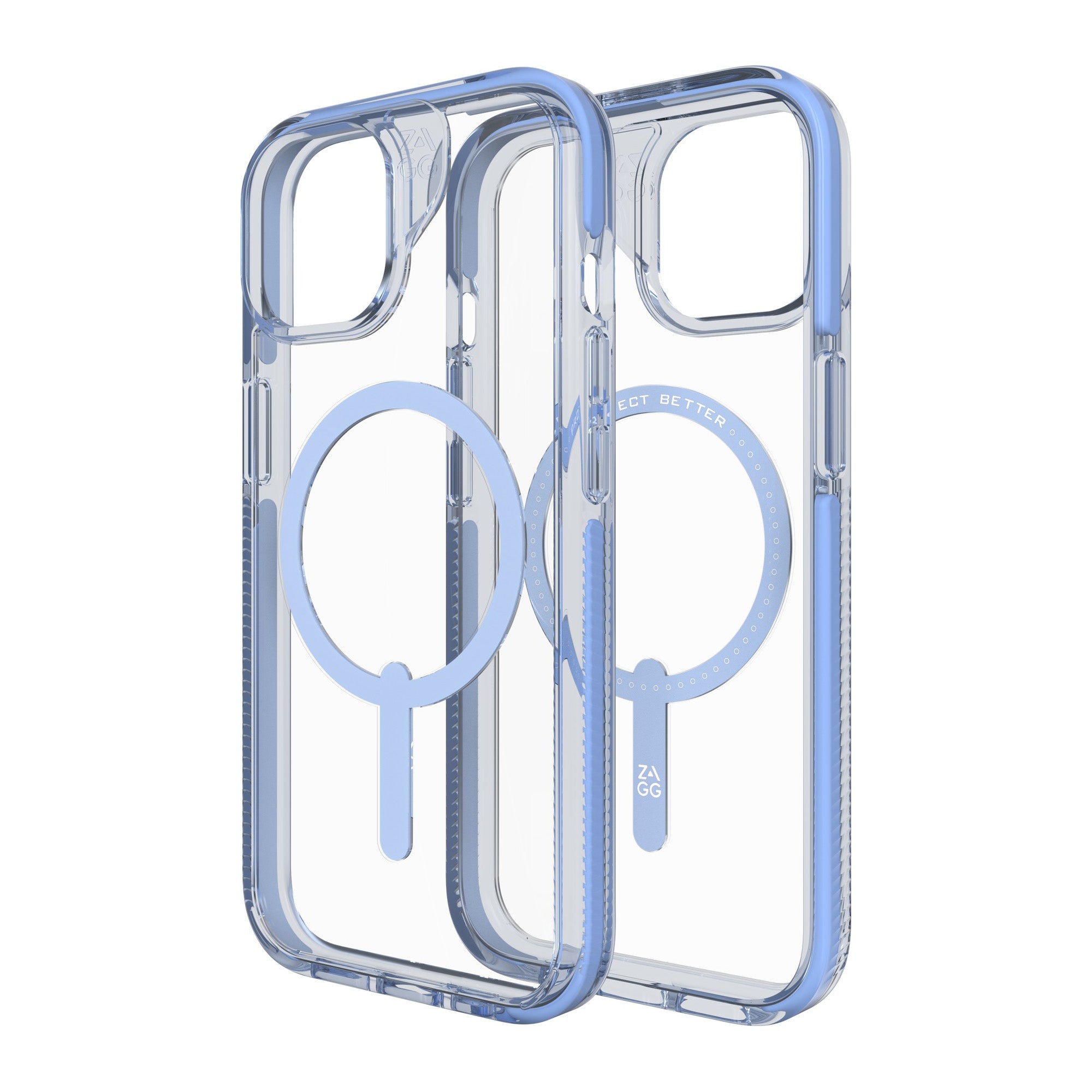 iPhone 15/14/13 ZAGG/GEAR4 Graphene Santa Cruz Snap Case - Blue - 15-11624