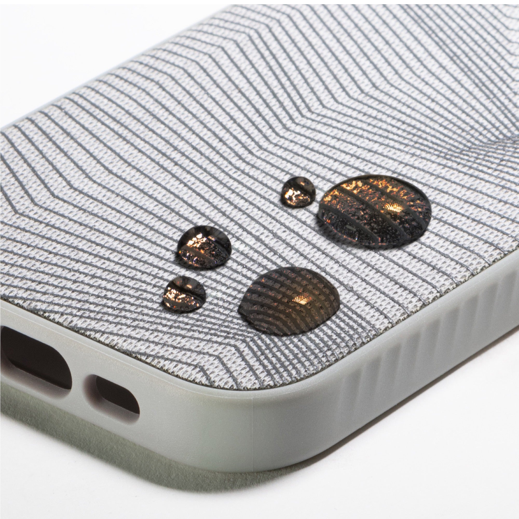 iPhone 15/14/13 ZAGG/GEAR4 Graphene London Snap Case - Grey Geo - 15-11636