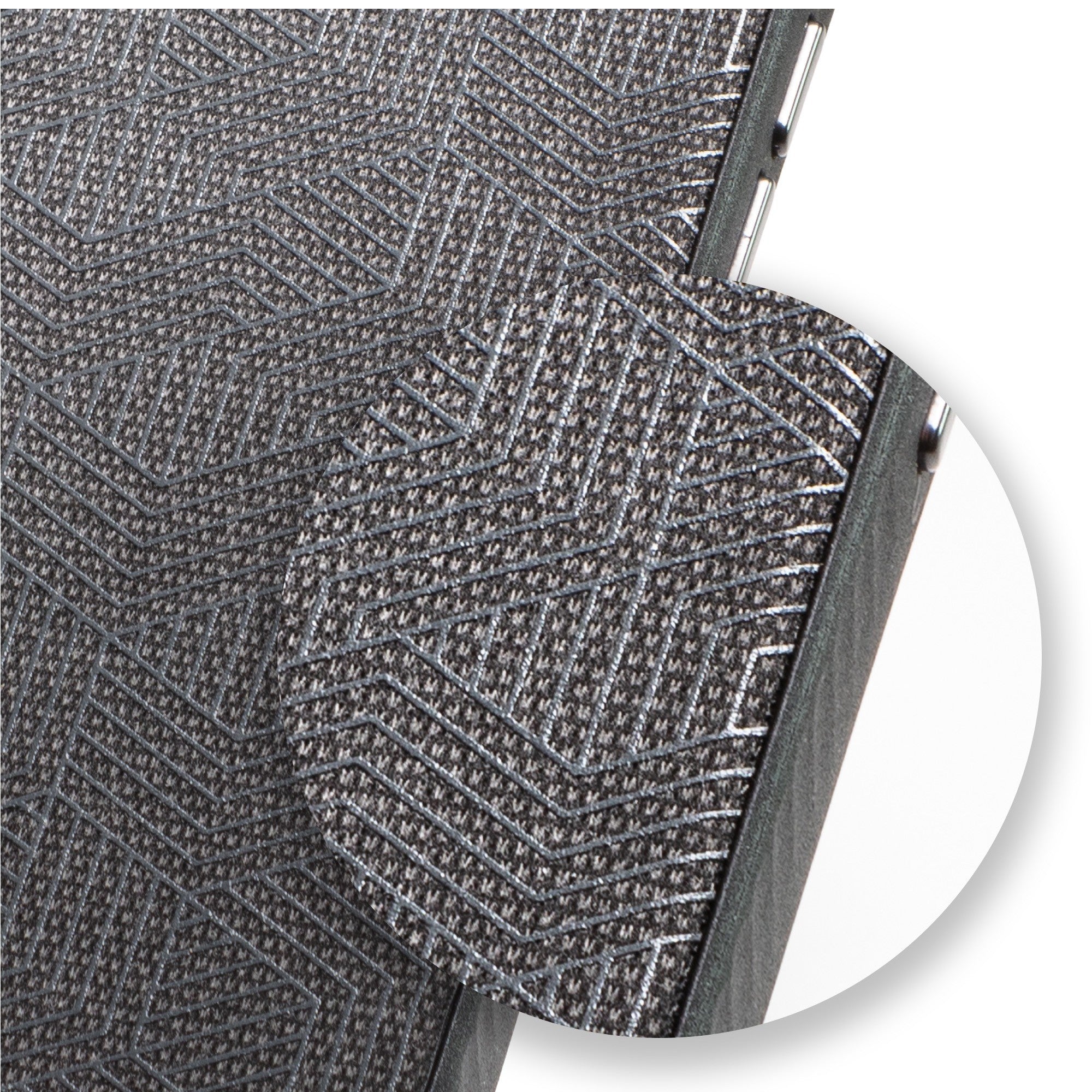iPhone 15/14/13 ZAGG/GEAR4 Graphene London Snap Case - Grey Geo - 15-11636
