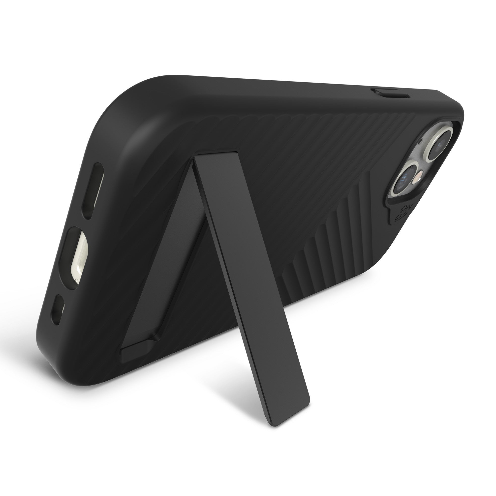 iPhone 15/14/13 ZAGG (GEAR4) Denali Snap Kickstand Case - Black - 15-11639