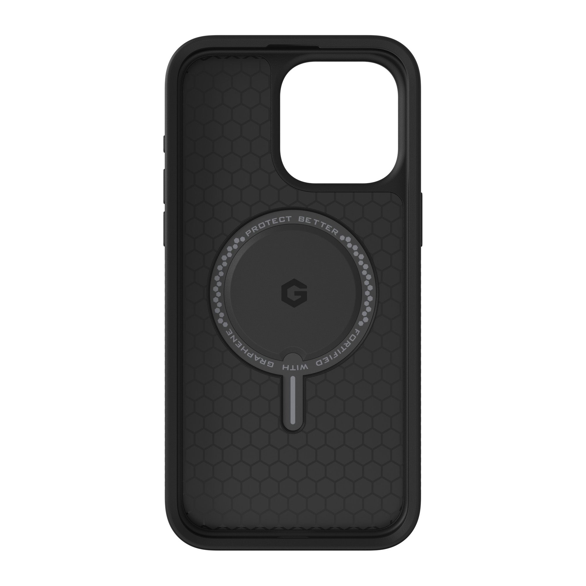 iPhone 15 Pro Max ZAGG/GEAR4 Graphene Everest Snap Kickstand Case - Black - 15-11710