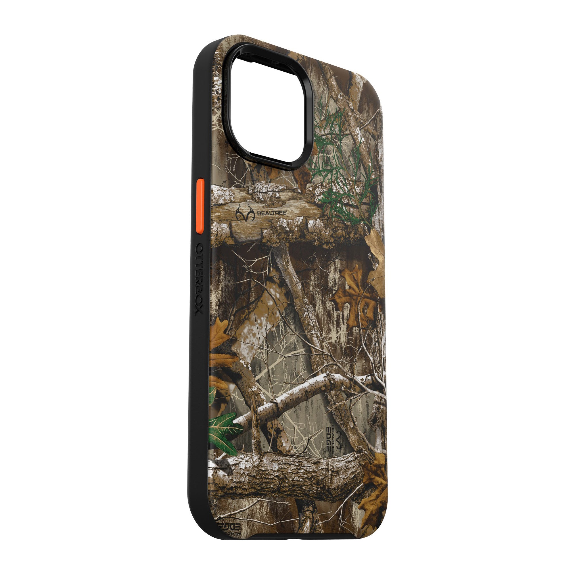 iPhone 16e/15/14/13 Otterbox Symmetry w/ MagSafe Graphics Series Case - Black - Realtree Edge - 15-11738