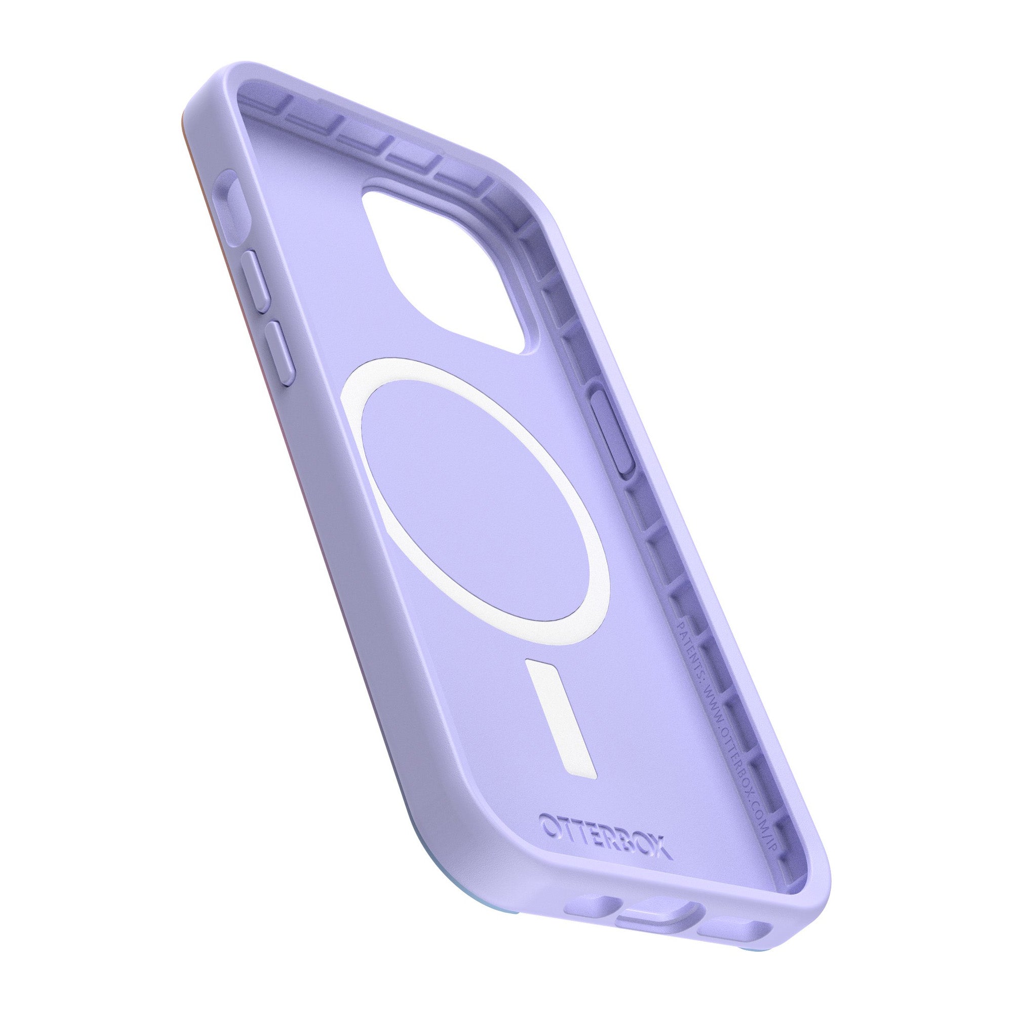 iPhone 17e/16e/15/14/13 Otterbox Symmetry w/ MagSafe Graphics Series Case - Purple - Soft Sunset - 15-11740