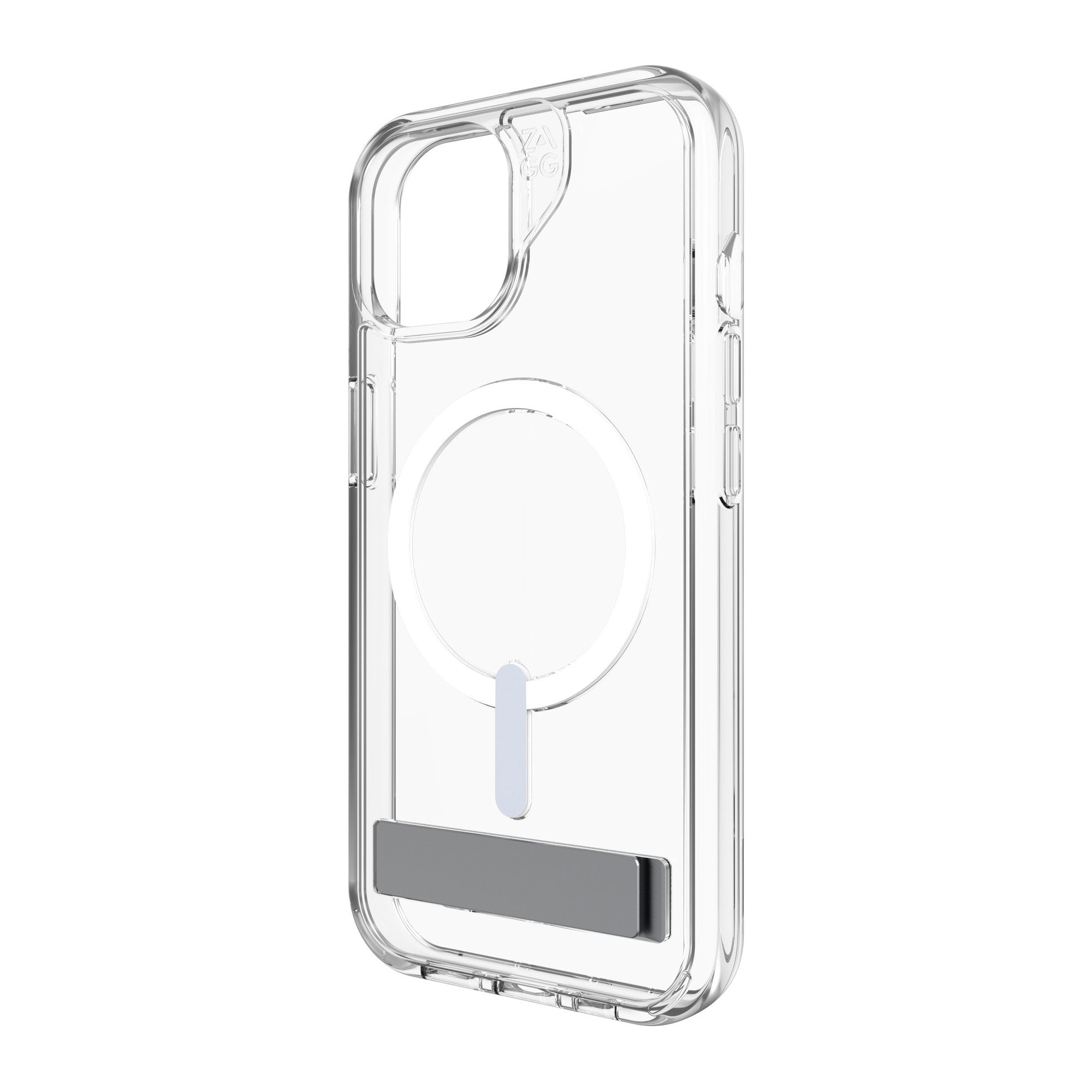 iPhone 15/14/13 ZAGG/GEAR4 Graphene Crystal Palace Snap Kickstand Case - Clear - 15-11778