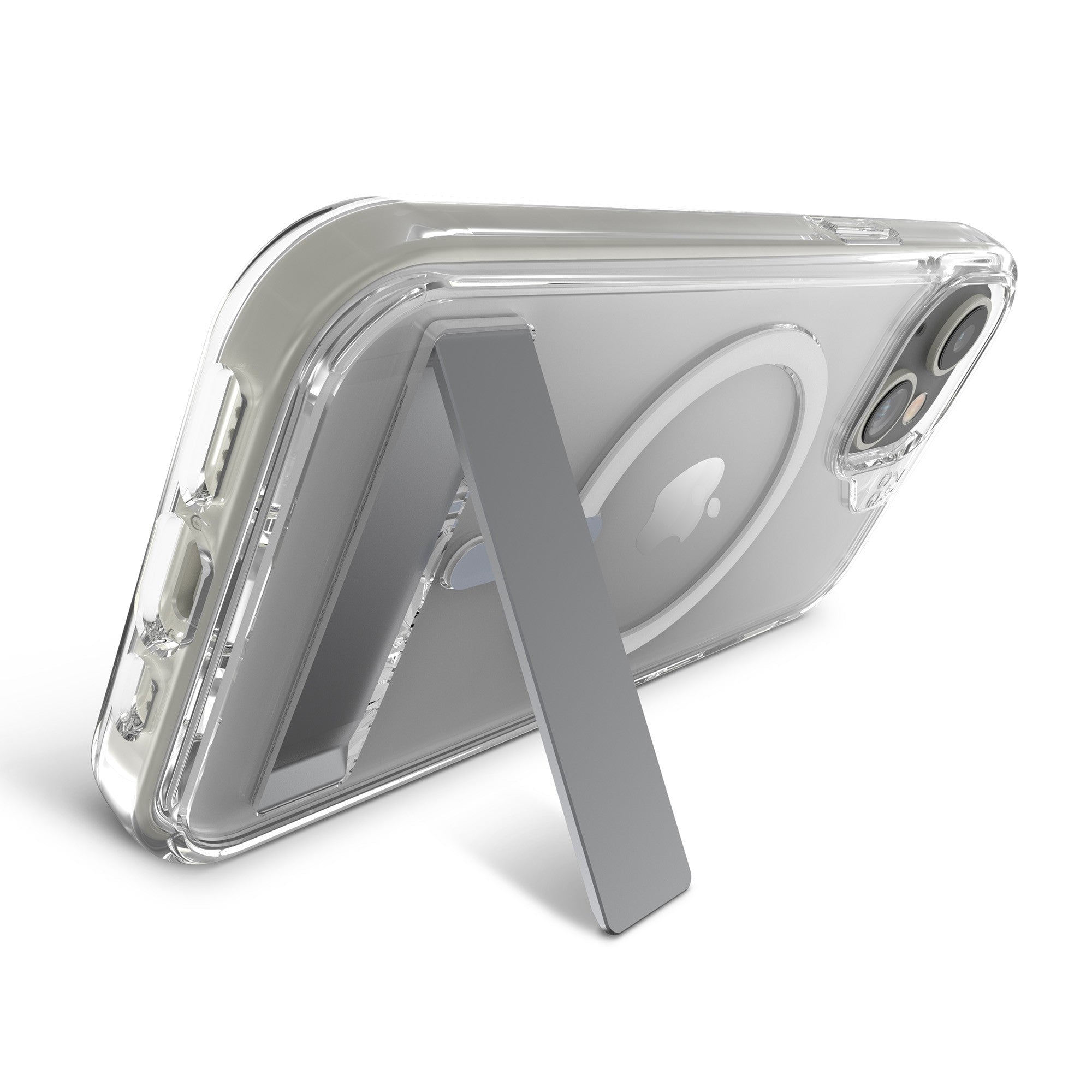 iPhone 15/14/13 ZAGG/GEAR4 Graphene Crystal Palace Snap Kickstand Case - Clear - 15-11778