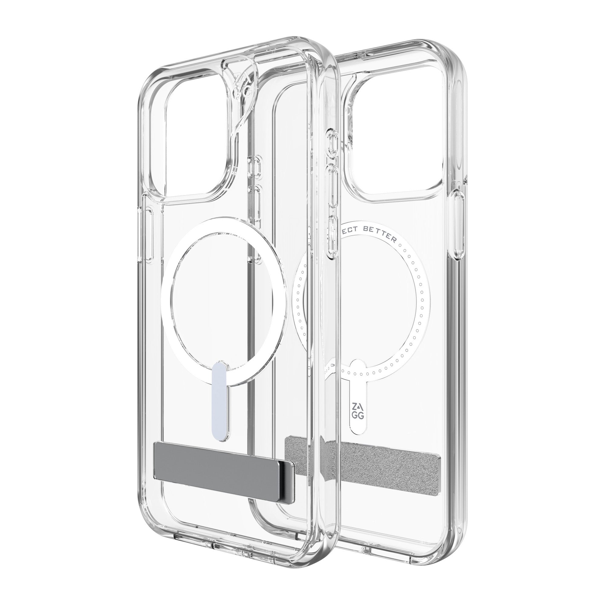 iPhone 15 Pro Max ZAGG/GEAR4 Graphene Crystal Palace Snap Kickstand Case - Clear - 15-11781
