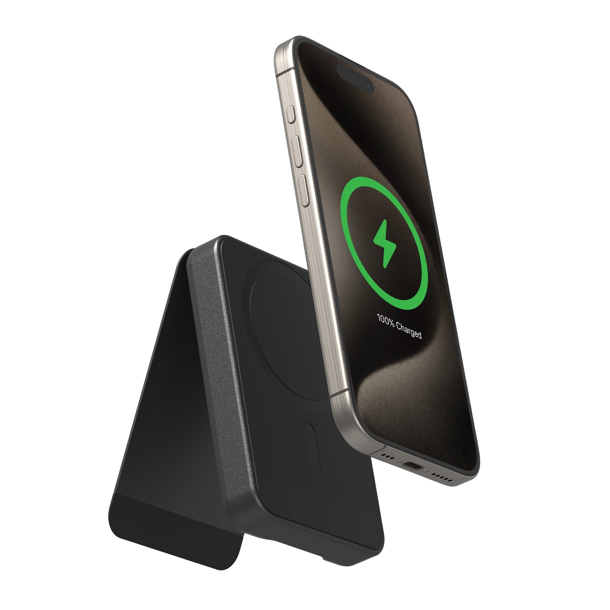 mophie universal battery snap+ 5k powerstation mini stand - black - 15-11914