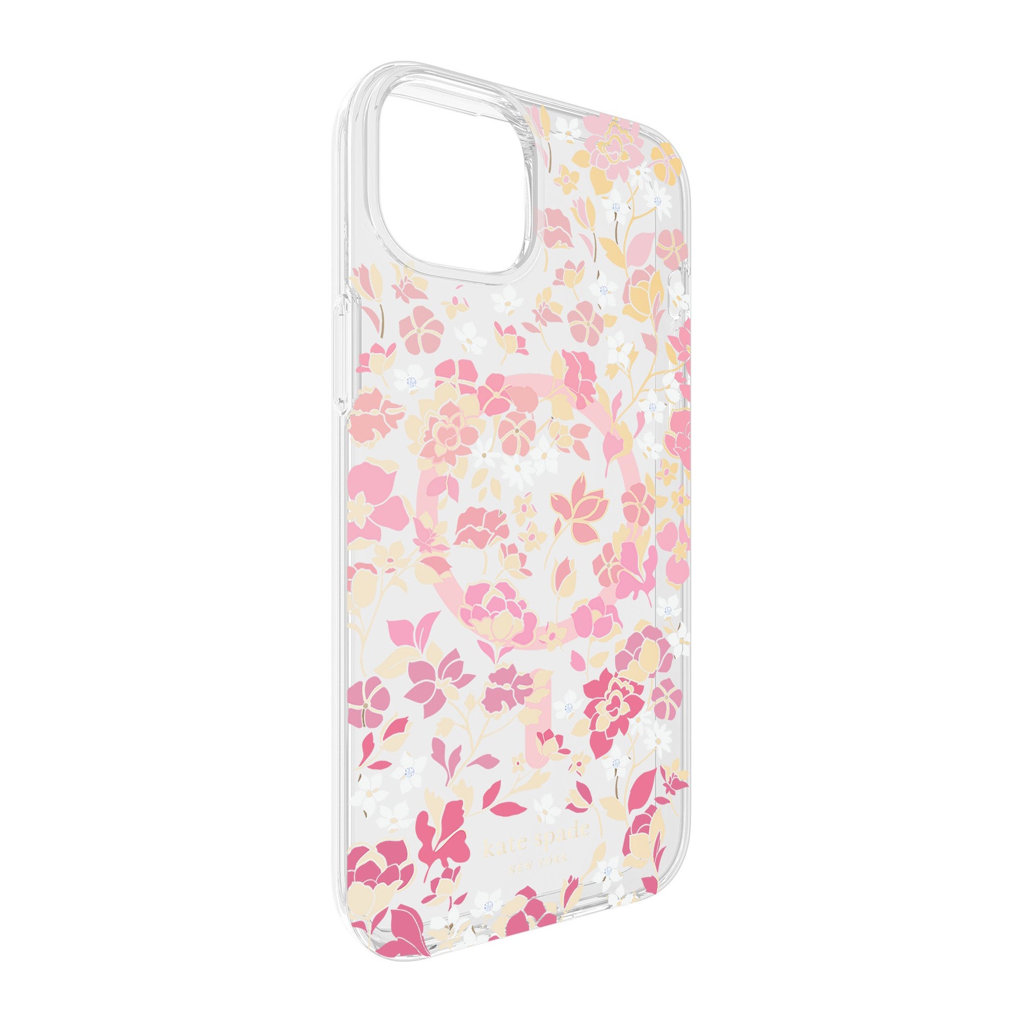 iPhone 15 Plus/14 Plus Kate Spade Protective Hardshell MagSafe Case - Flowerbed - 15-12019