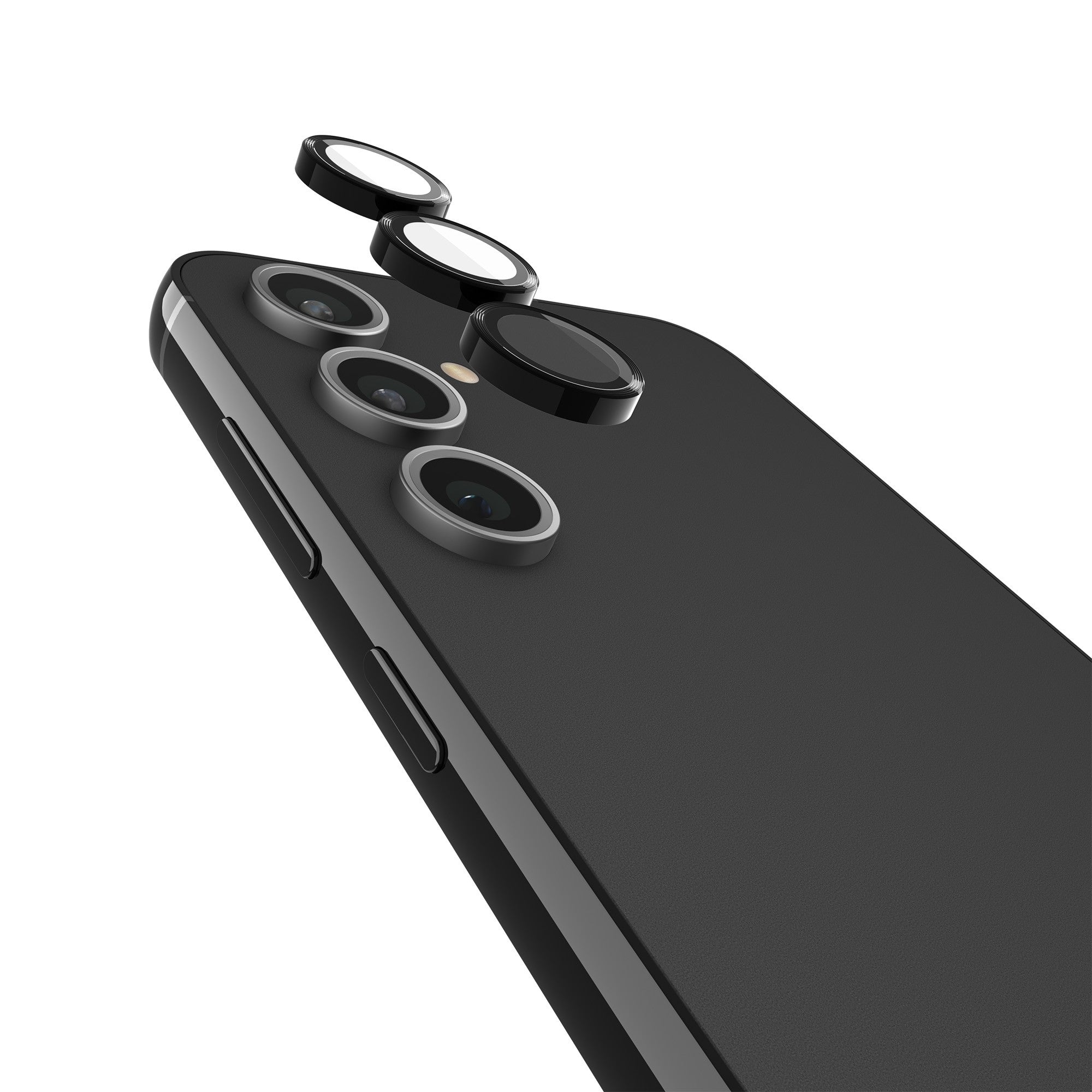 Samsung Galaxy S23 FE 5G Case-Mate Aluminum Ring Glass Lens Protector - Black - 15-12111