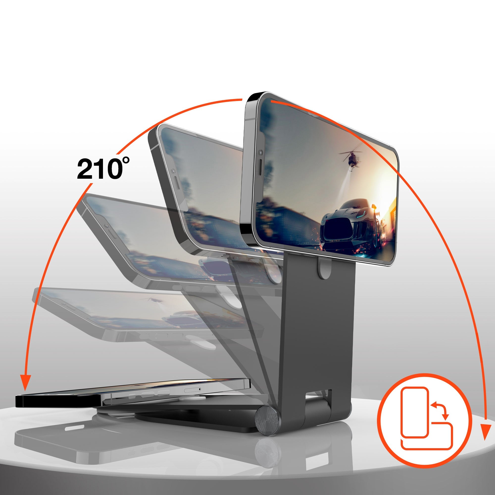 HyperGear Aluminum MagView Stand for MagSafe Charger - 15-12159
