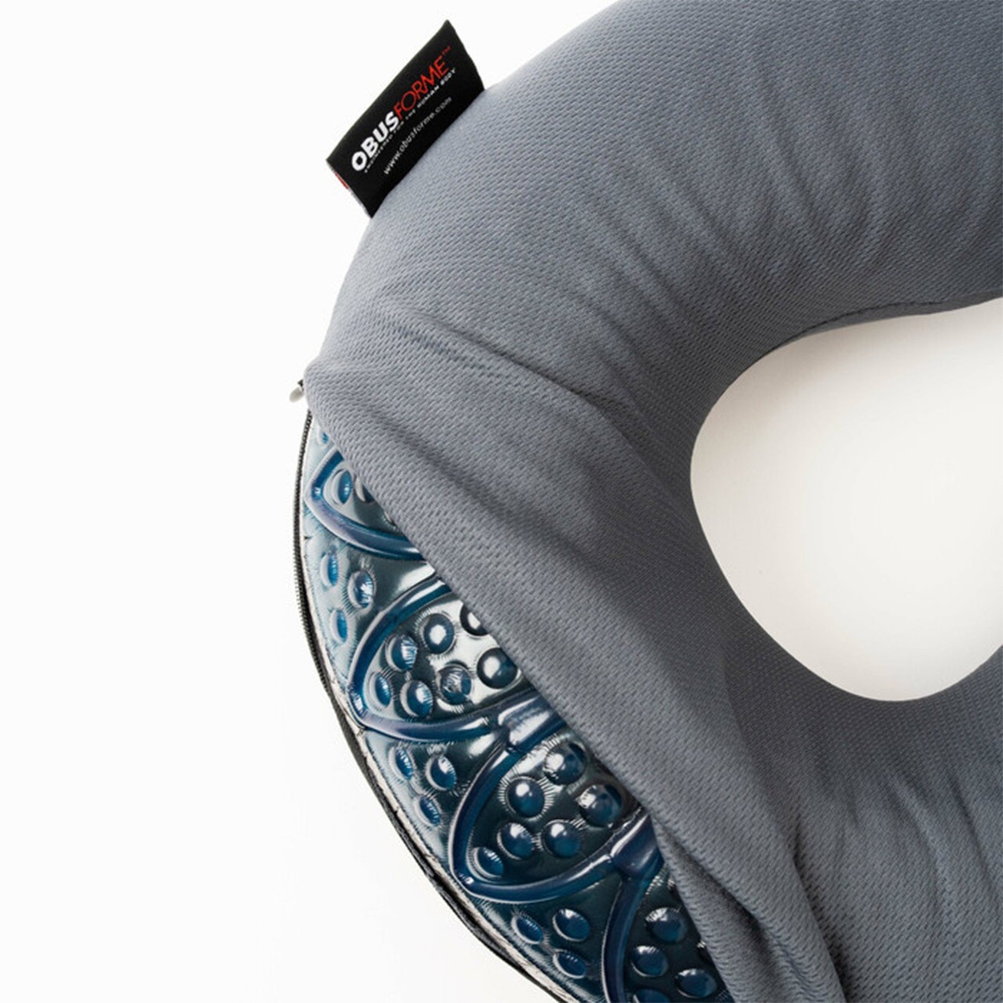 ObusForme Charcoal Travel Neck Pillow - 15-12357