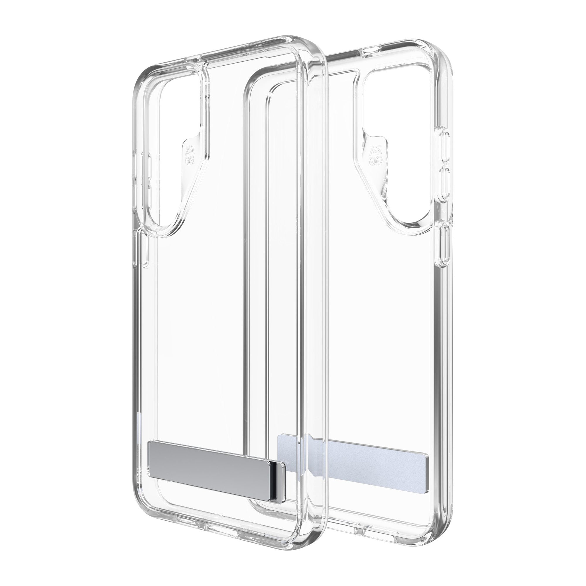 Samsung Galaxy S24+ 5G ZAGG Graphene Crystal Palace Kickstand Case - Clear - 15-12379