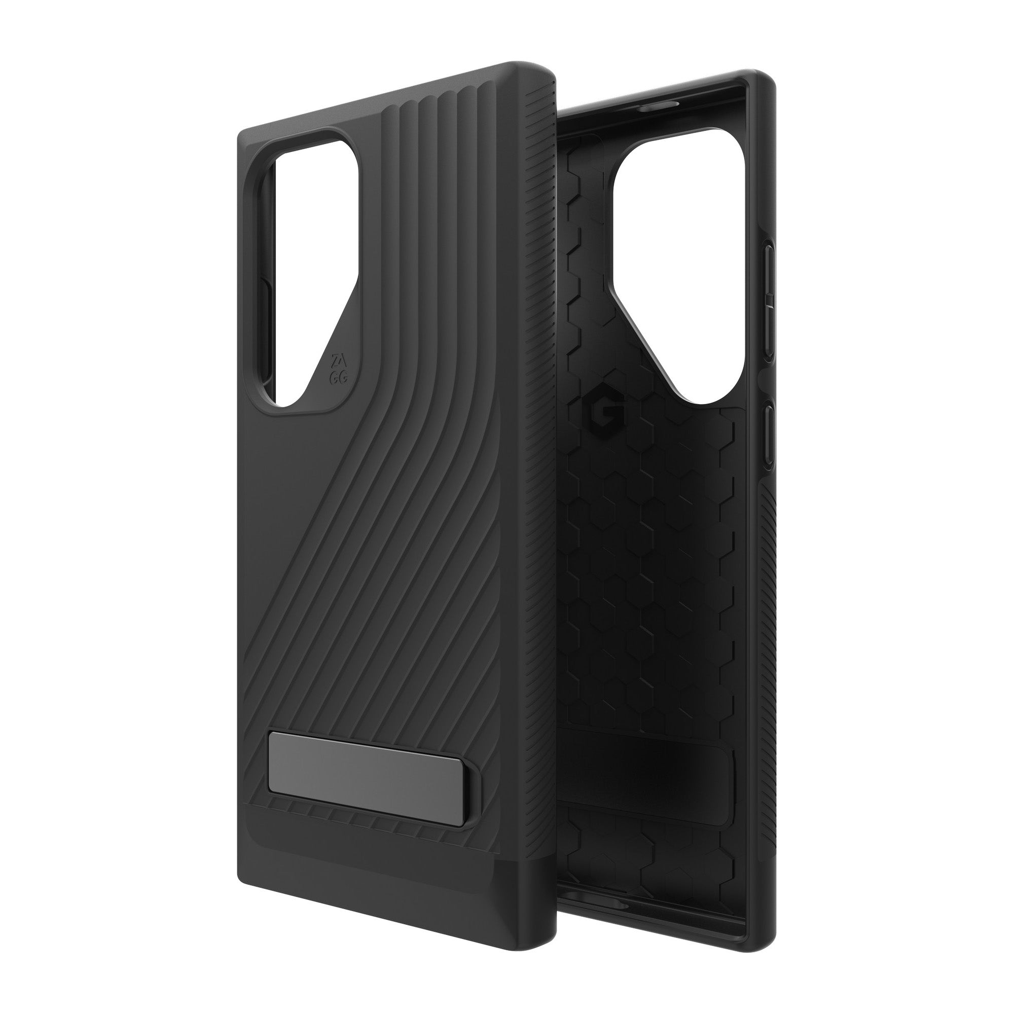 Samsung Galaxy S24 Ultra 5G ZAGG Graphene Denali Kickstand Case - Black - 15-12392