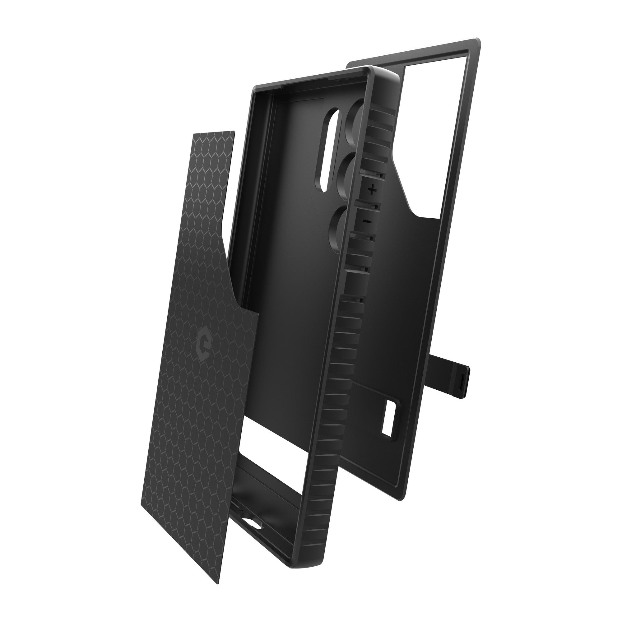 Samsung Galaxy S24 Ultra 5G ZAGG Graphene Everest Kickstand Case - Black - 15-12393