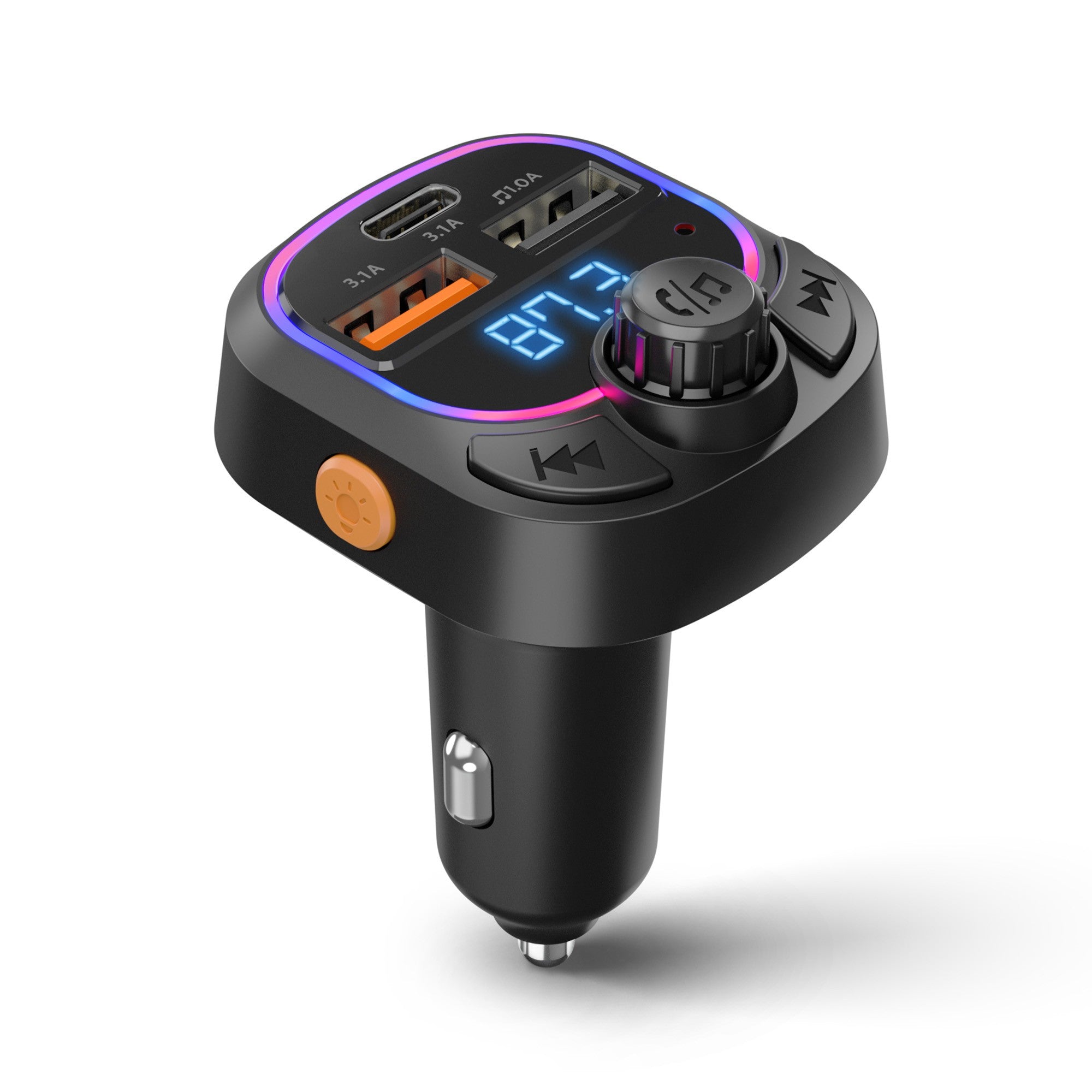 HyperGear Intellicast Road FM Bluetooth Transmitter w/ 15W CLA Car Charger - 15-12405