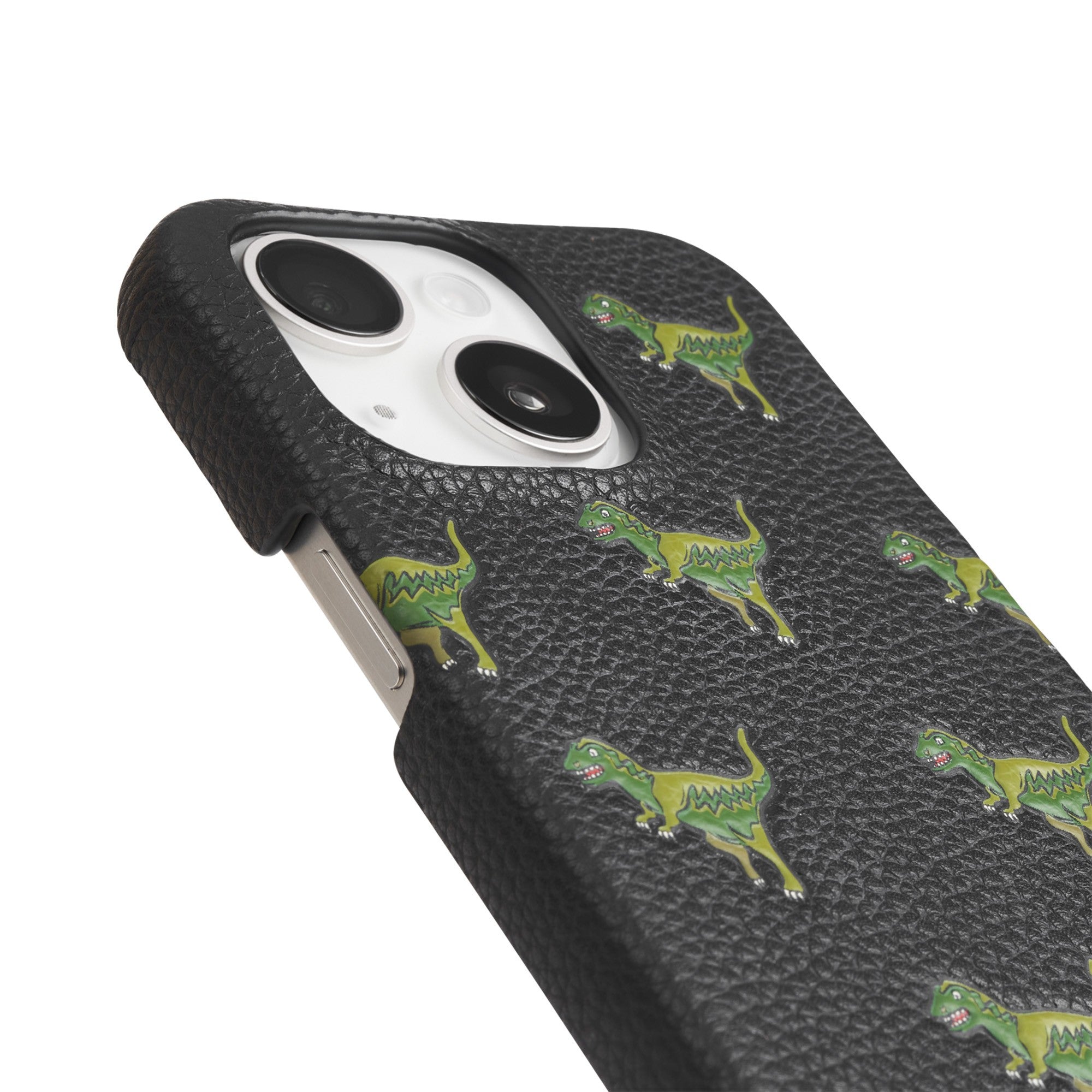 iPhone 15/14/13 Coach Leather Slim Wrap Case - Repeat Rexy - 15-12439