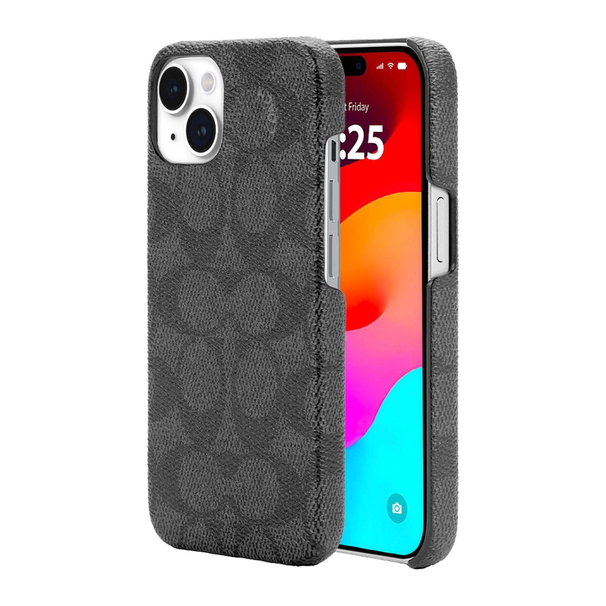 iPhone 15/14/13 Coach Slim Wrap Signature C Case - Charcoal - 15-12444