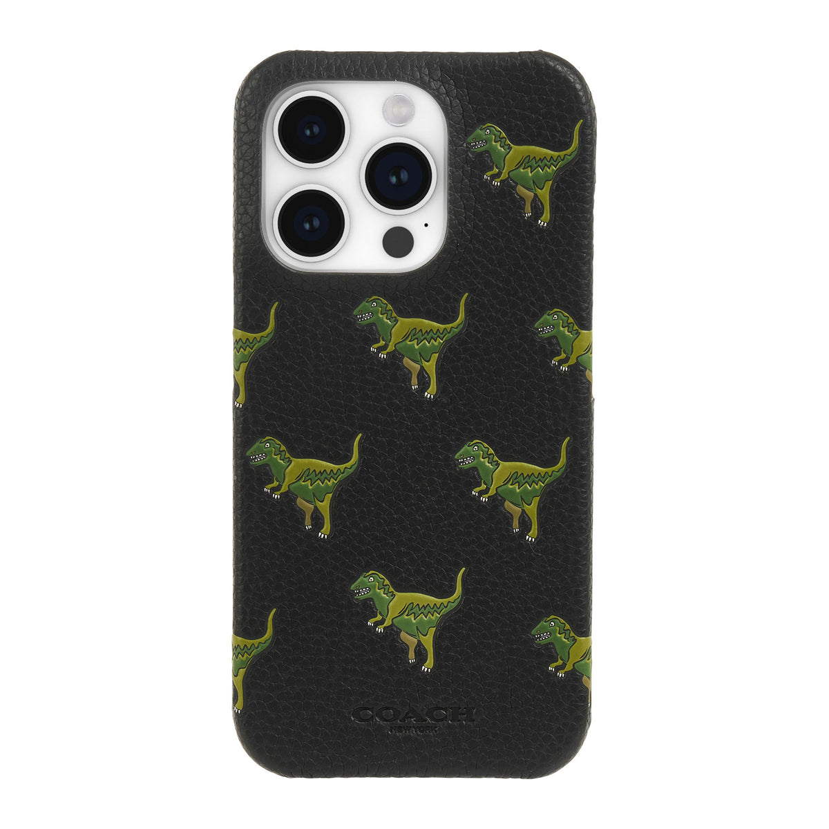 iPhone 15 Pro Coach Leather Slim Wrap Case - Repeat Rexy - 15-12449
