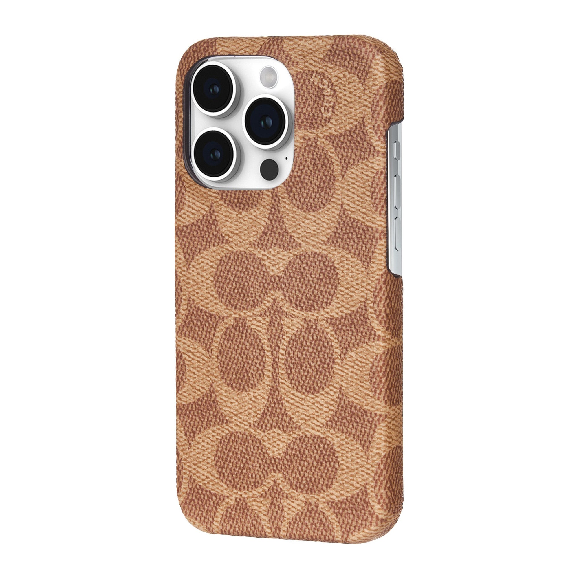 iPhone 15 Pro Coach Slim Wrap Signature C Case - Tan - 15-12454