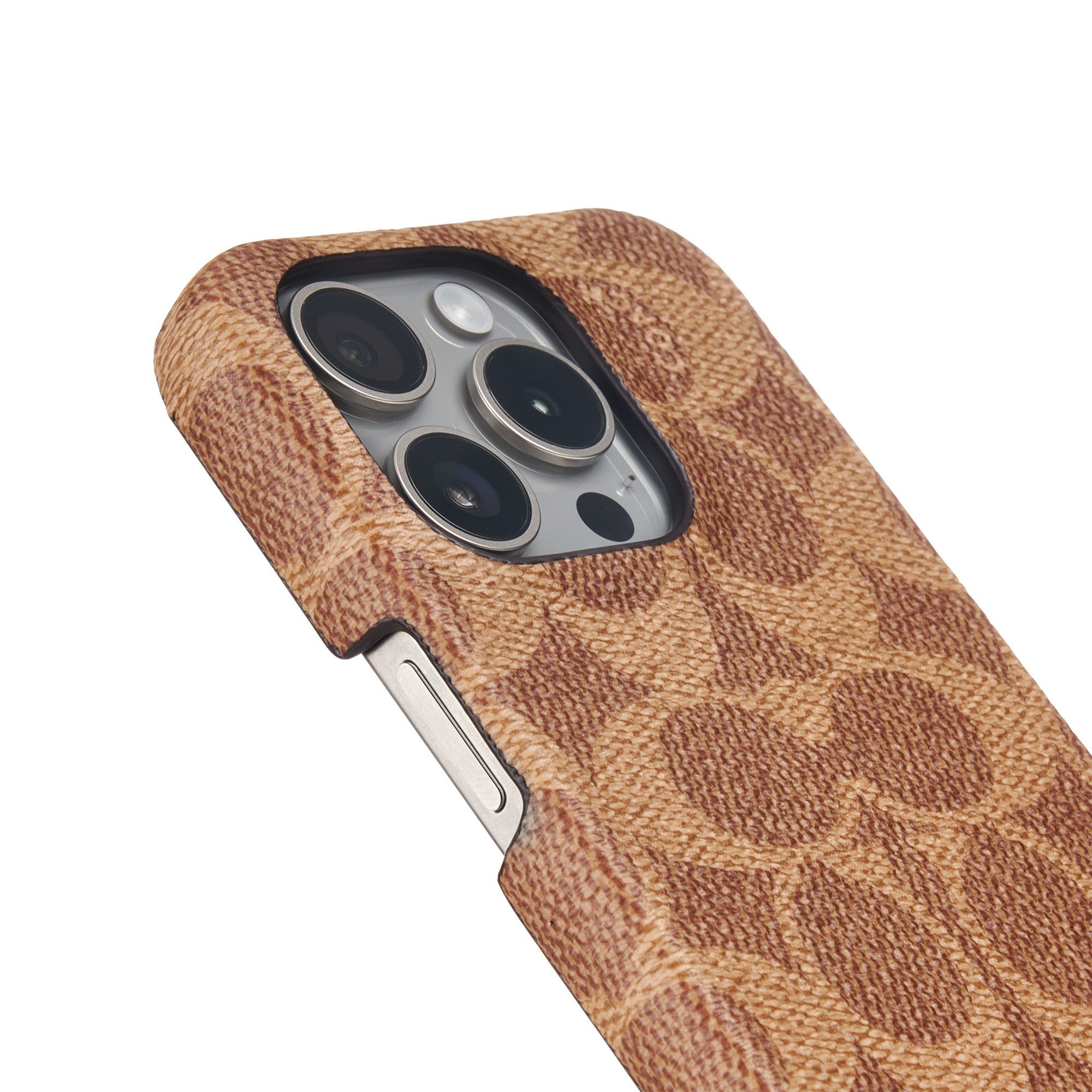 iPhone 15 Pro Coach Slim Wrap Signature C Case - Tan - 15-12454