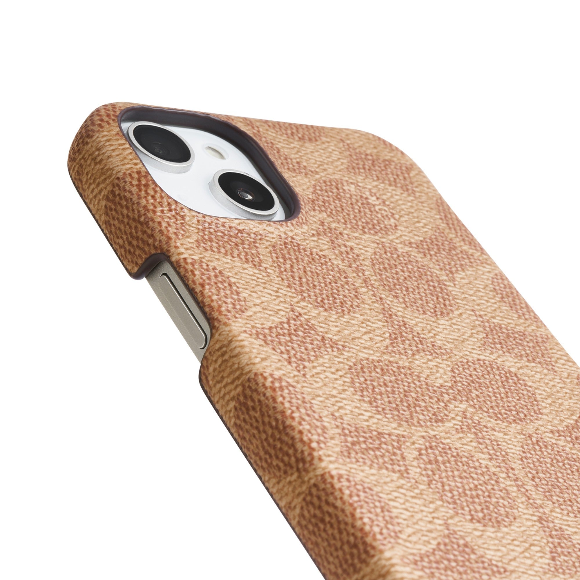 iPhone 15 Plus Coach Slim Wrap Signature C Case - Tan - 15-12458