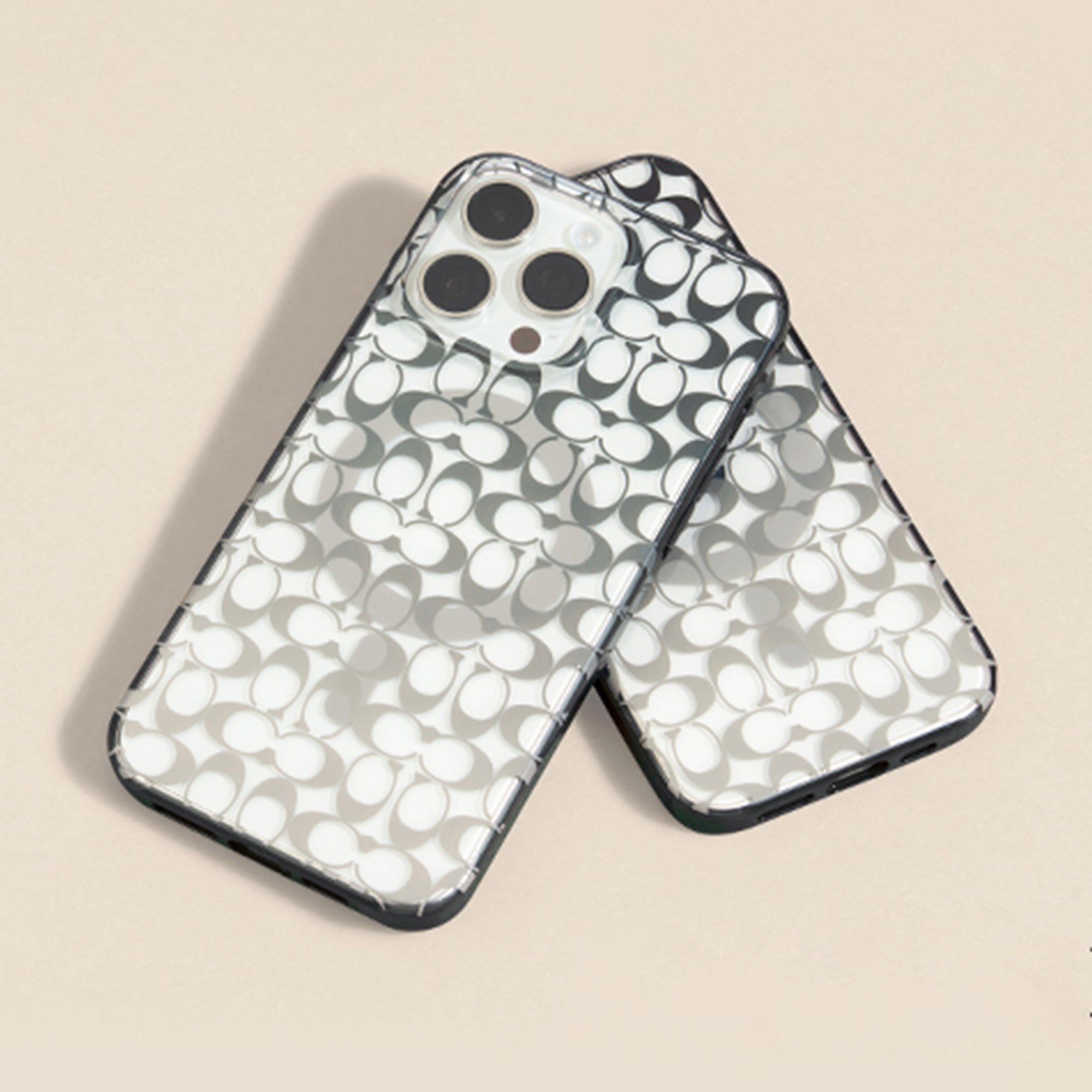 iPhone 15 Pro Max Coach Protective Signature C Case w/MagSafe - Ombre Deep Forest - 15-12464