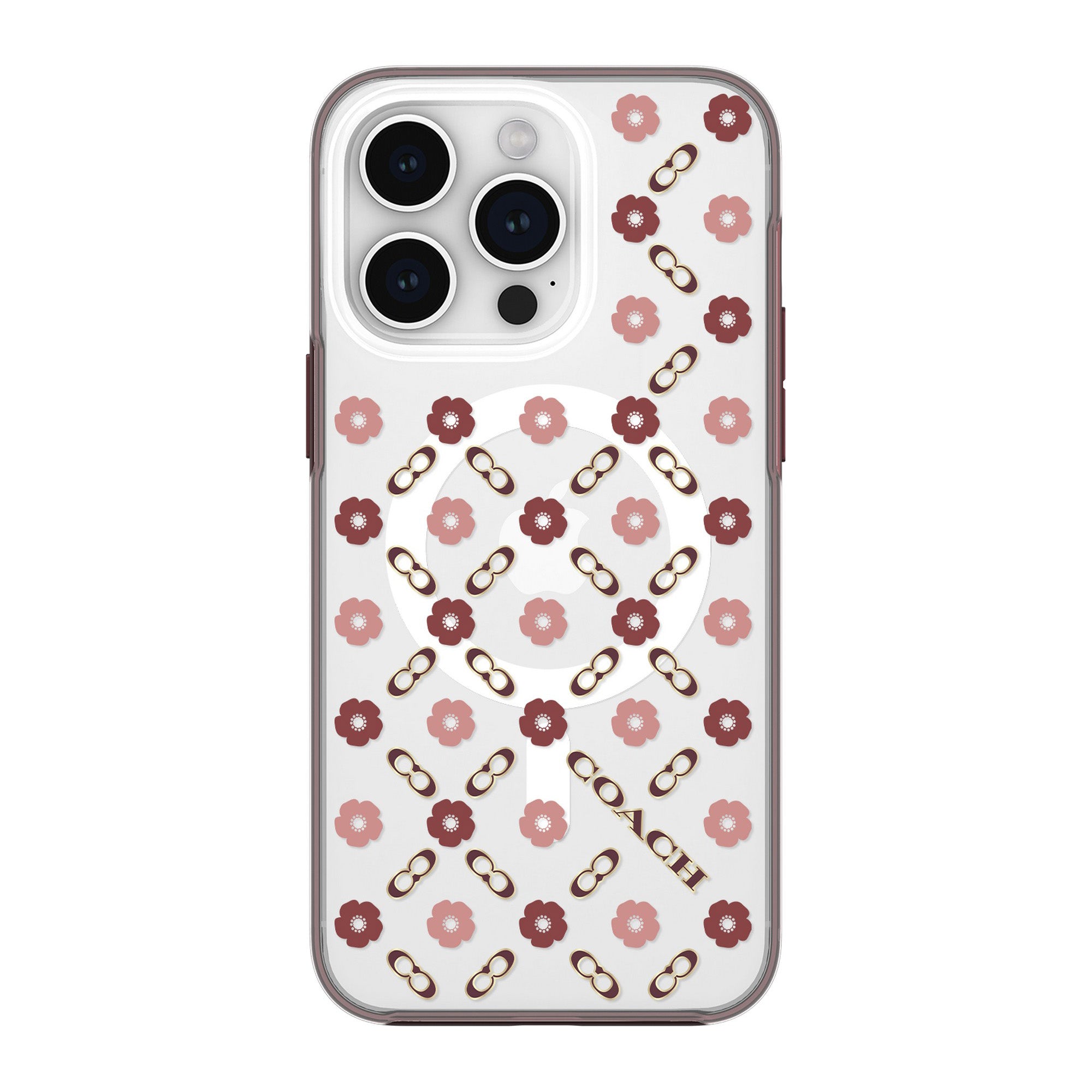 iPhone 15 Pro Max Coach Protective Case w/MagSafe - Tea Rose - 15-12465