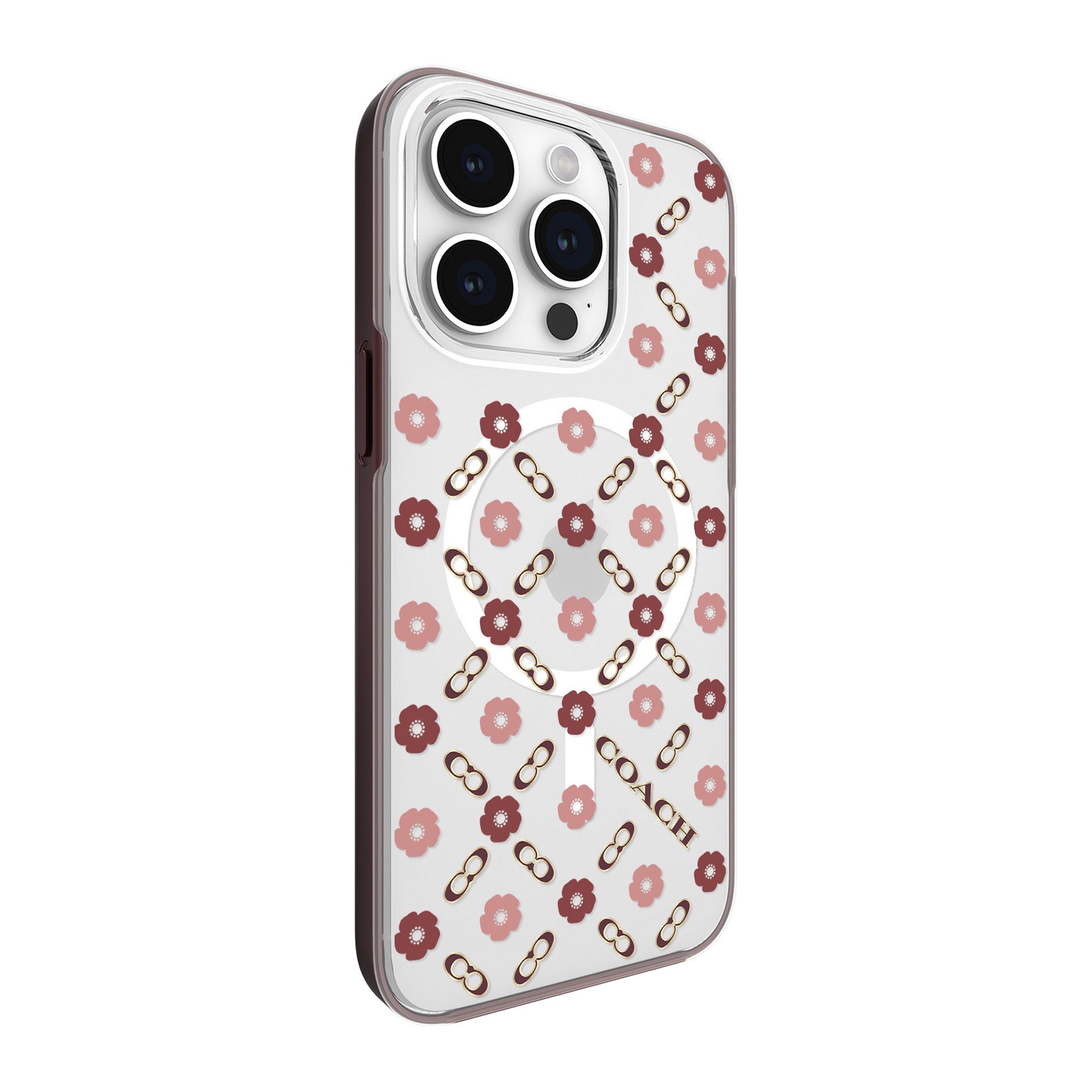 iPhone 15 Pro Max Coach Protective Case w/MagSafe - Tea Rose - 15-12465