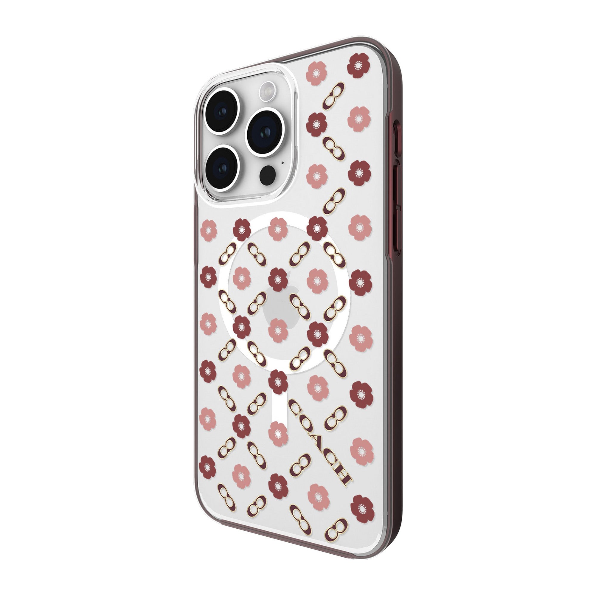 iPhone 15 Pro Max Coach Protective Case w/MagSafe - Tea Rose - 15-12465