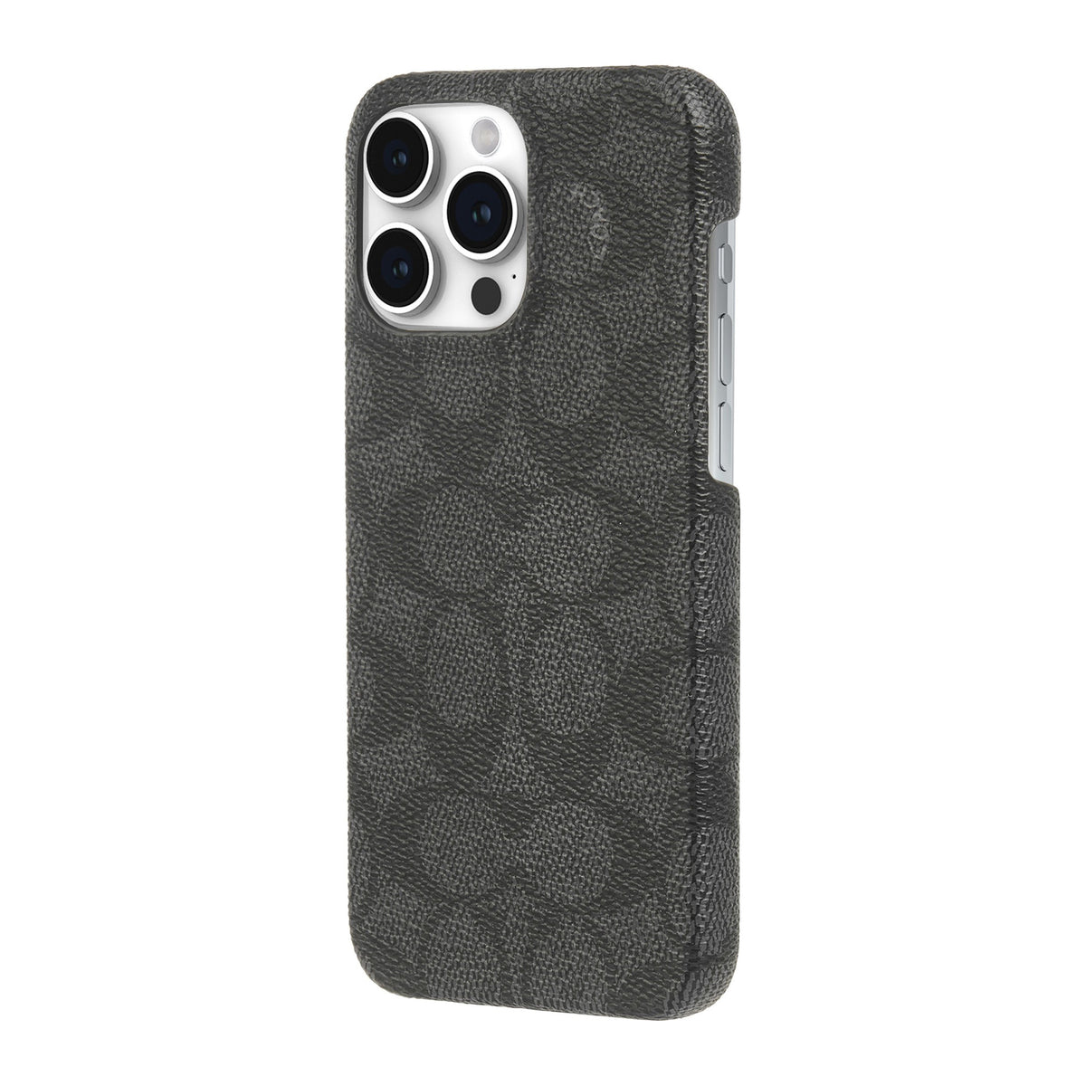 iPhone 15 Pro Max Coach Slim Wrap Signature C Case - Charcoal - 15-12466