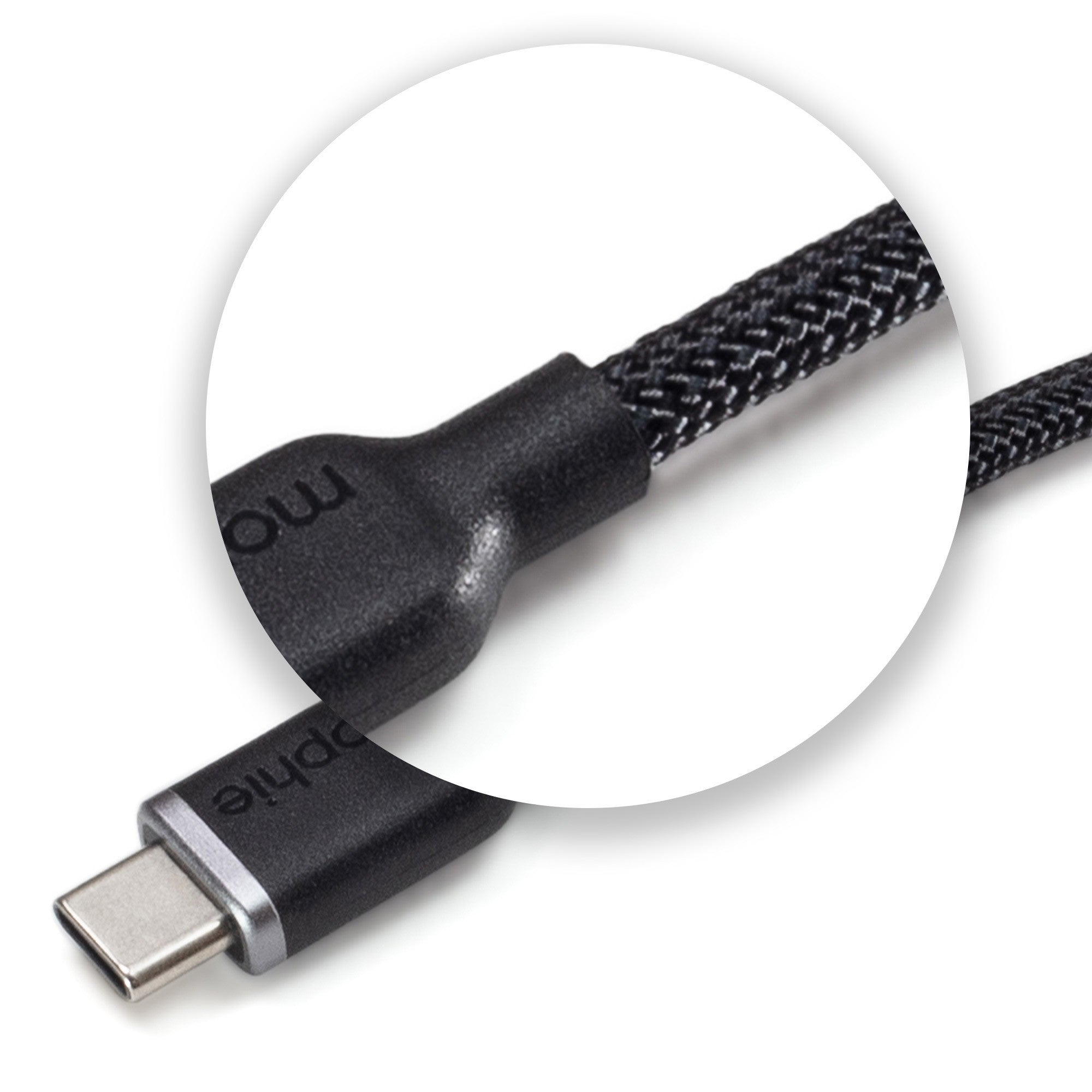 Mophie 100cm USB-C to Lightning Charge and Sync Cable - Black - 15-12591