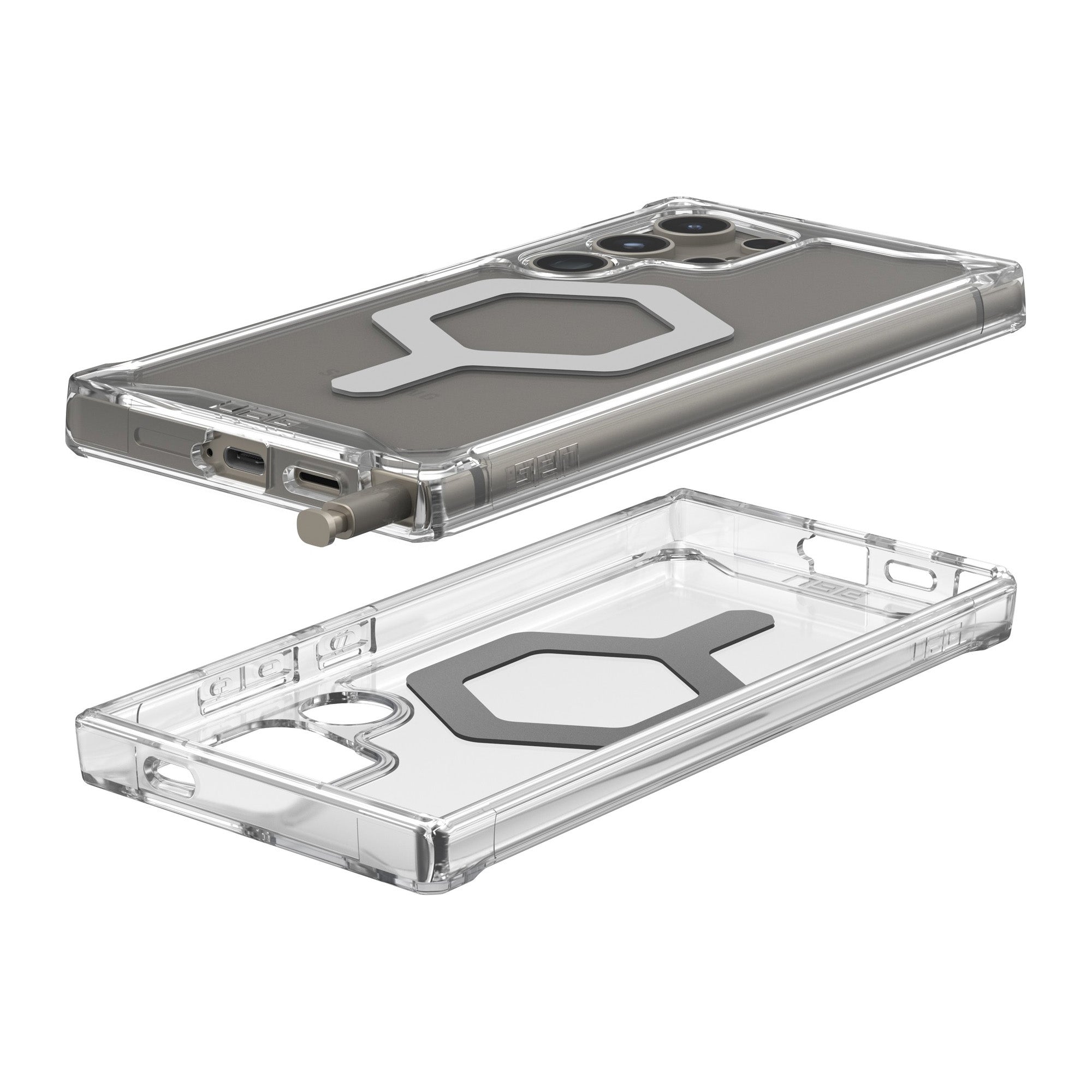 Samsung Galaxy S24 Ultra 5G UAG Plyo Pro MagSafe Case - Ice - 15-12614