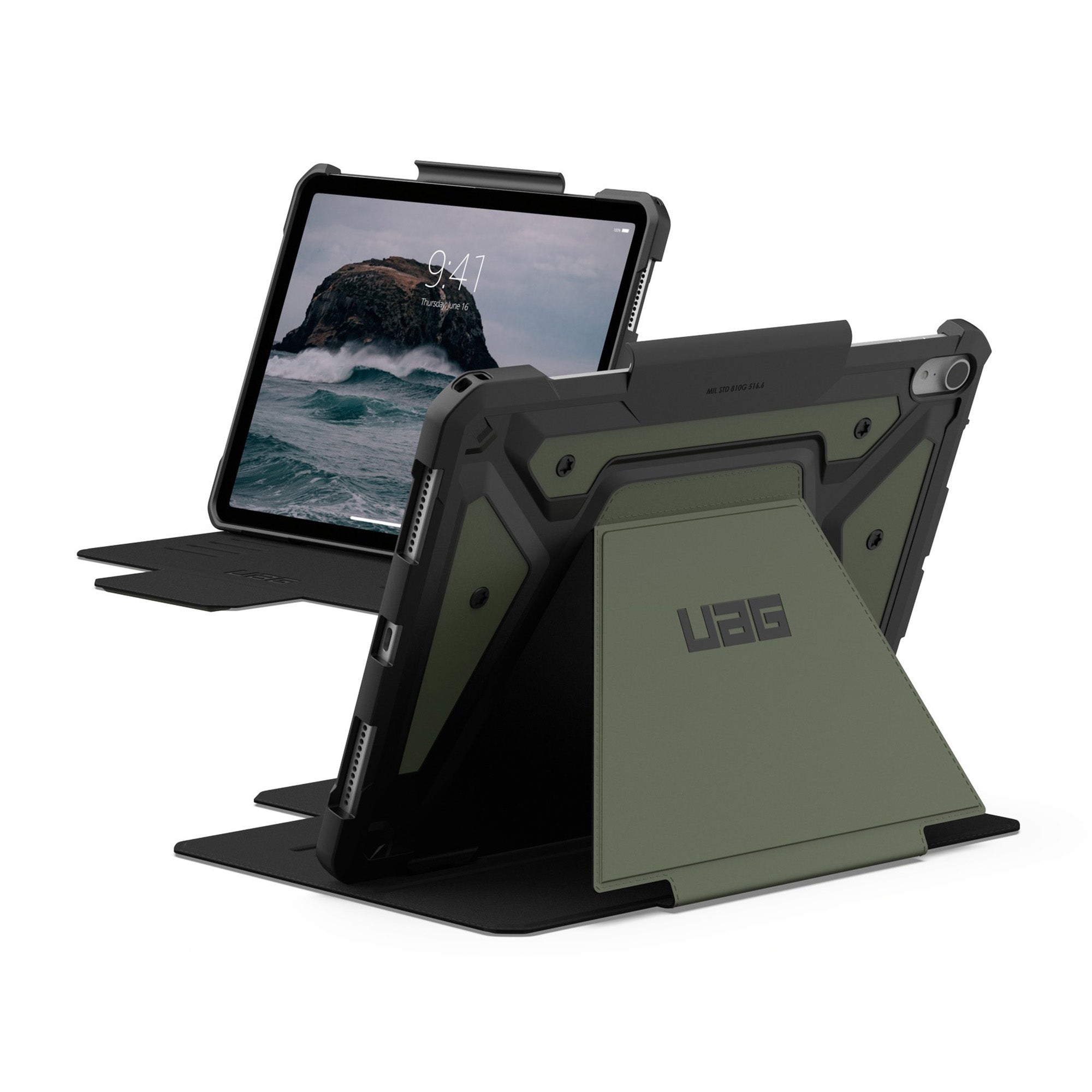 iPad Air 11-in M3/M2 UAG Metropolis SE - Olive - 15-12668