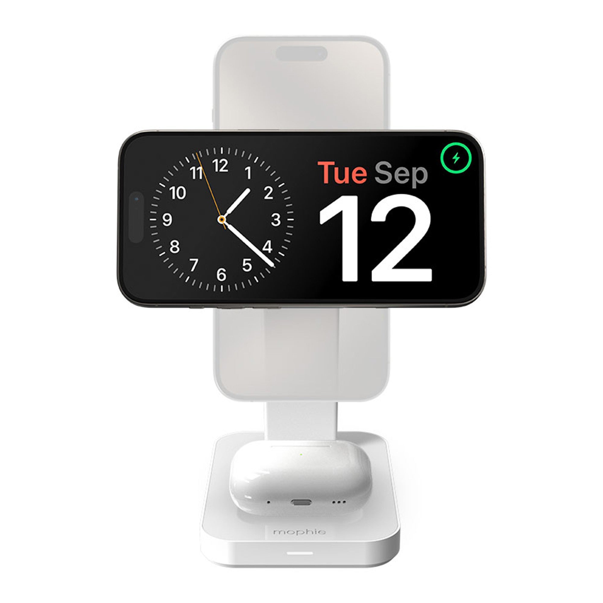 Mophie Wireless 3in1 Qi2 Charging Stand - White - 15-12694