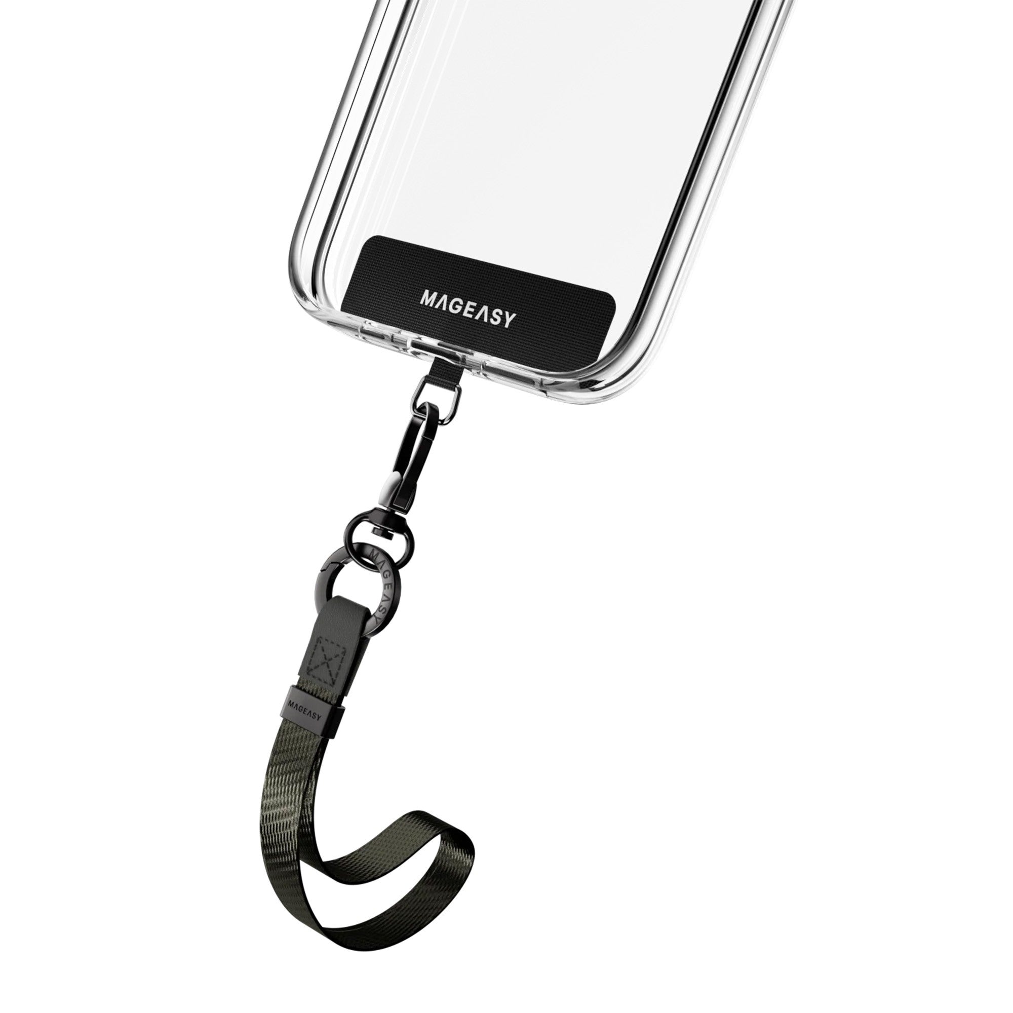 Universal MAGEASY 15mm Utility Wrist Strap - Concrete Grey - 15-12706