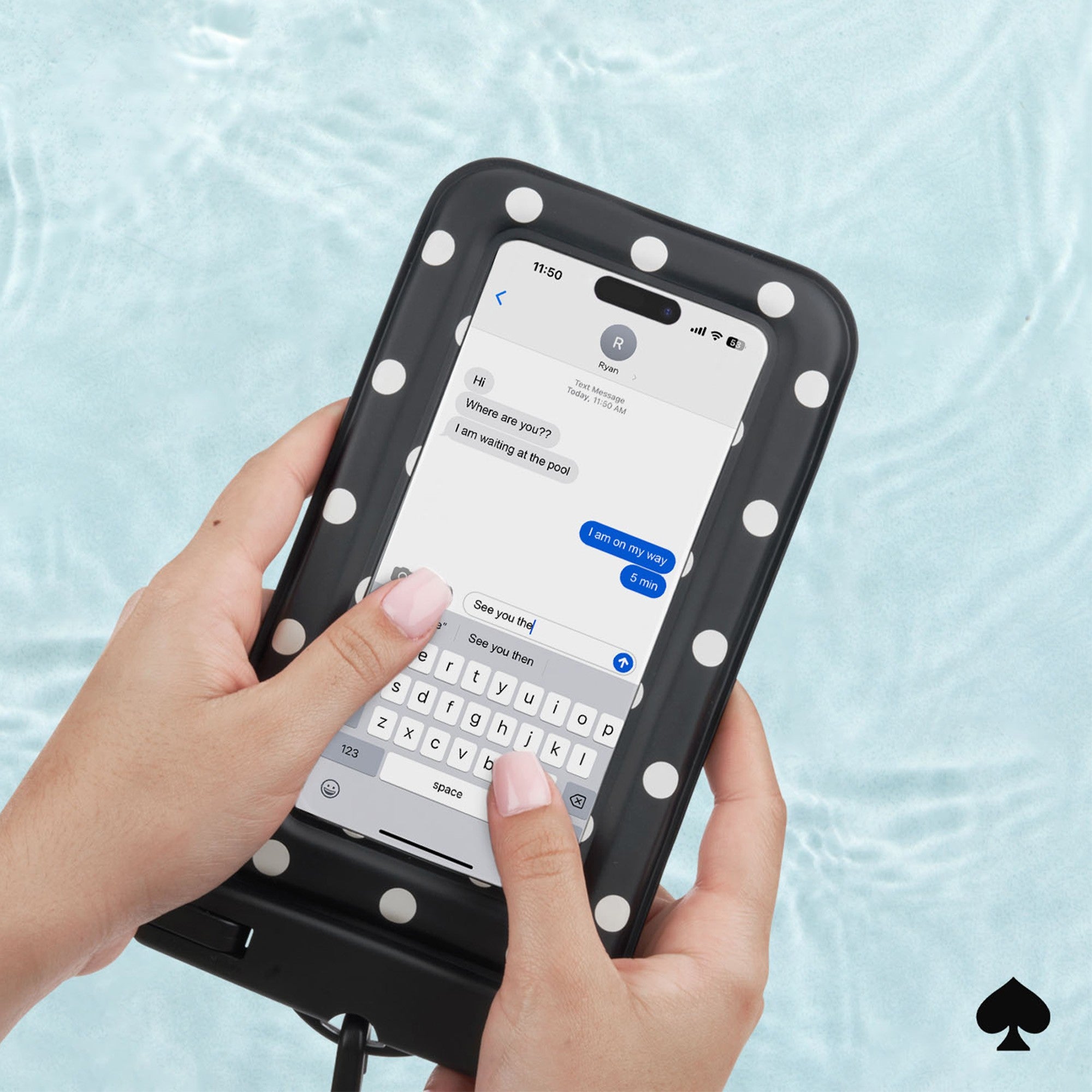 Kate Spade Waterproof Floating Pouch - Picture Dot - 15-12845